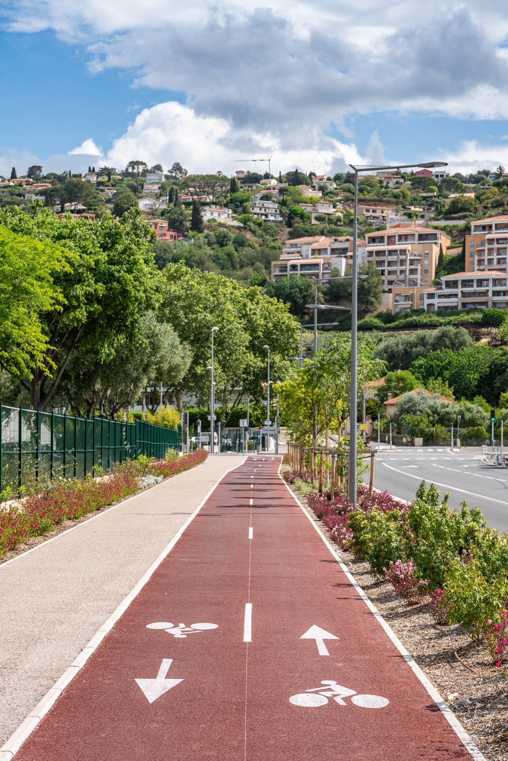 Pistes cyclables Grand Arénas Nice Méridia