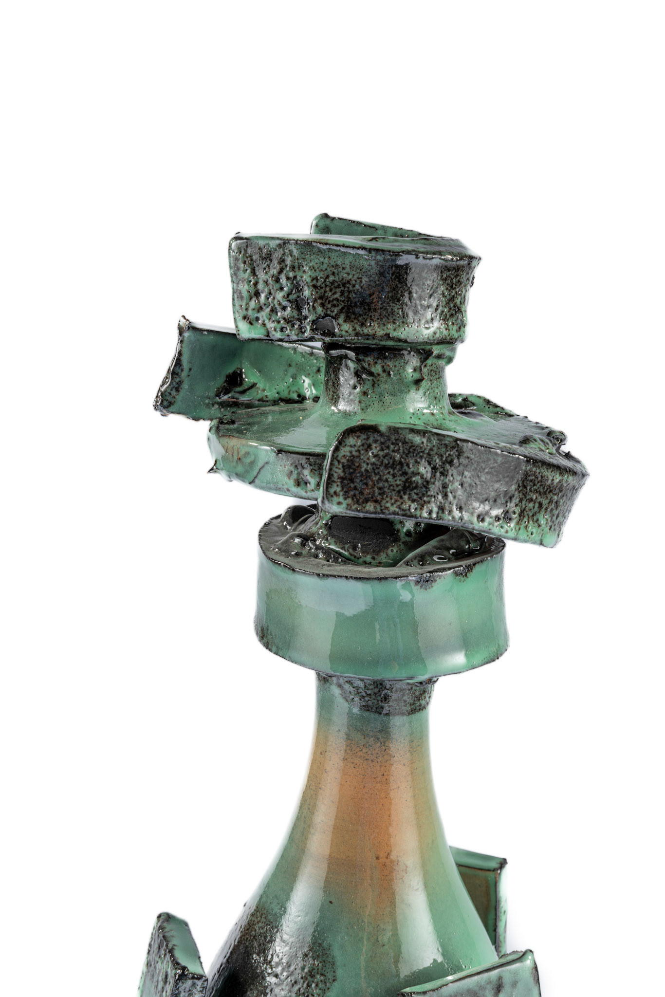 Giuseppe Ducrot • Celadon Candle holders