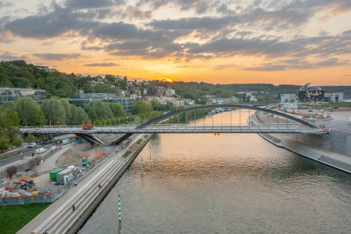 RCR Arquitectes / Ingerop / AEI  • Pont Seibert, Ile Seguin, Boulogne-Billancourt