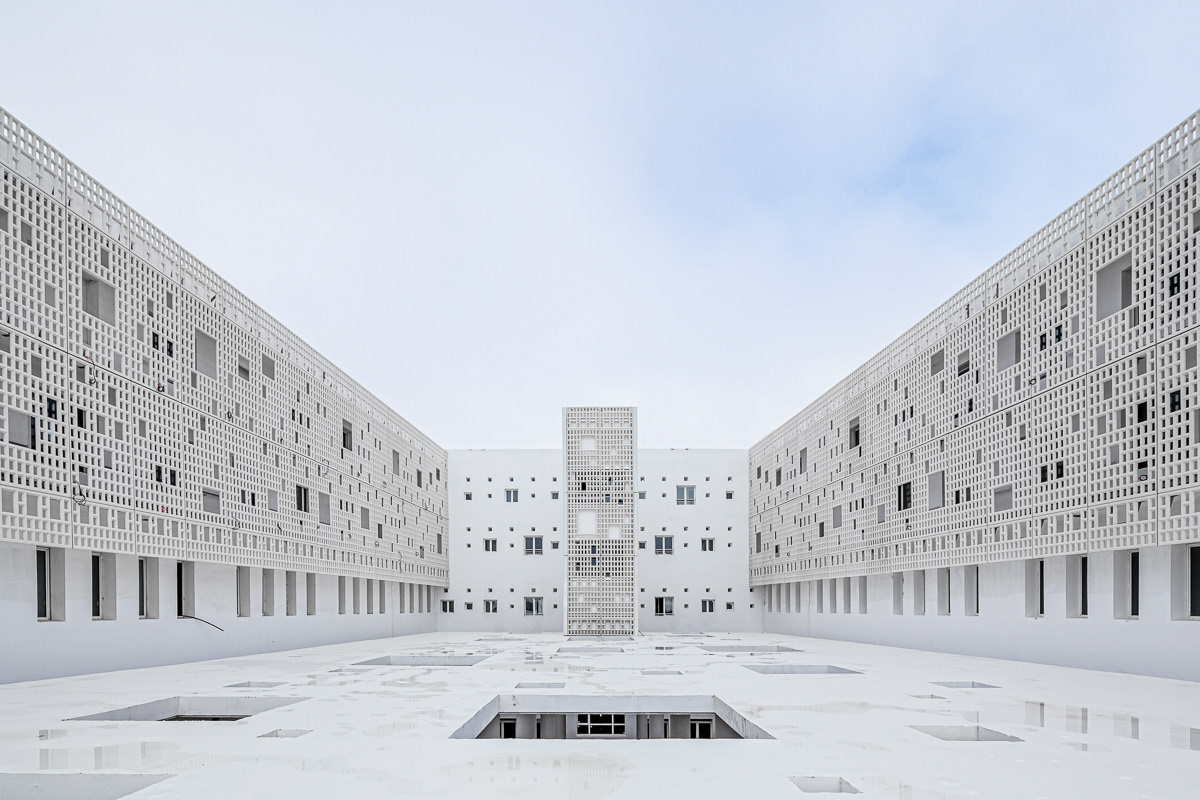 Atelier d'Architecture El Ouali & Hajji et Associés / architecturestudio • Tangier University Hospital, Morocco