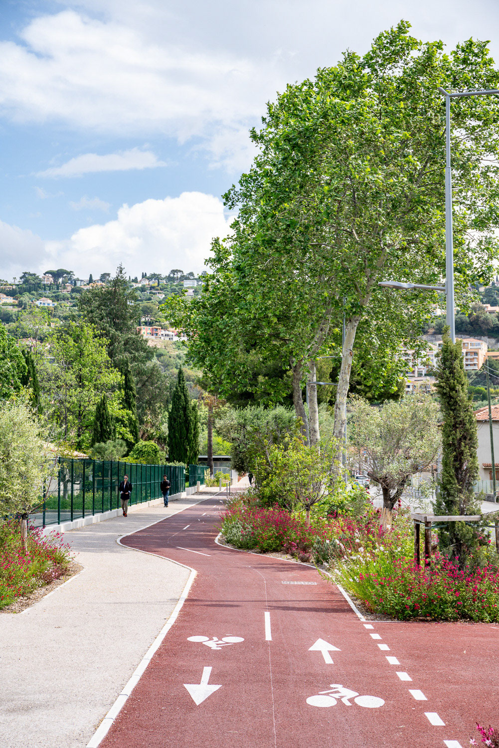 Pistes cyclables Grand Arénas Nice Méridia