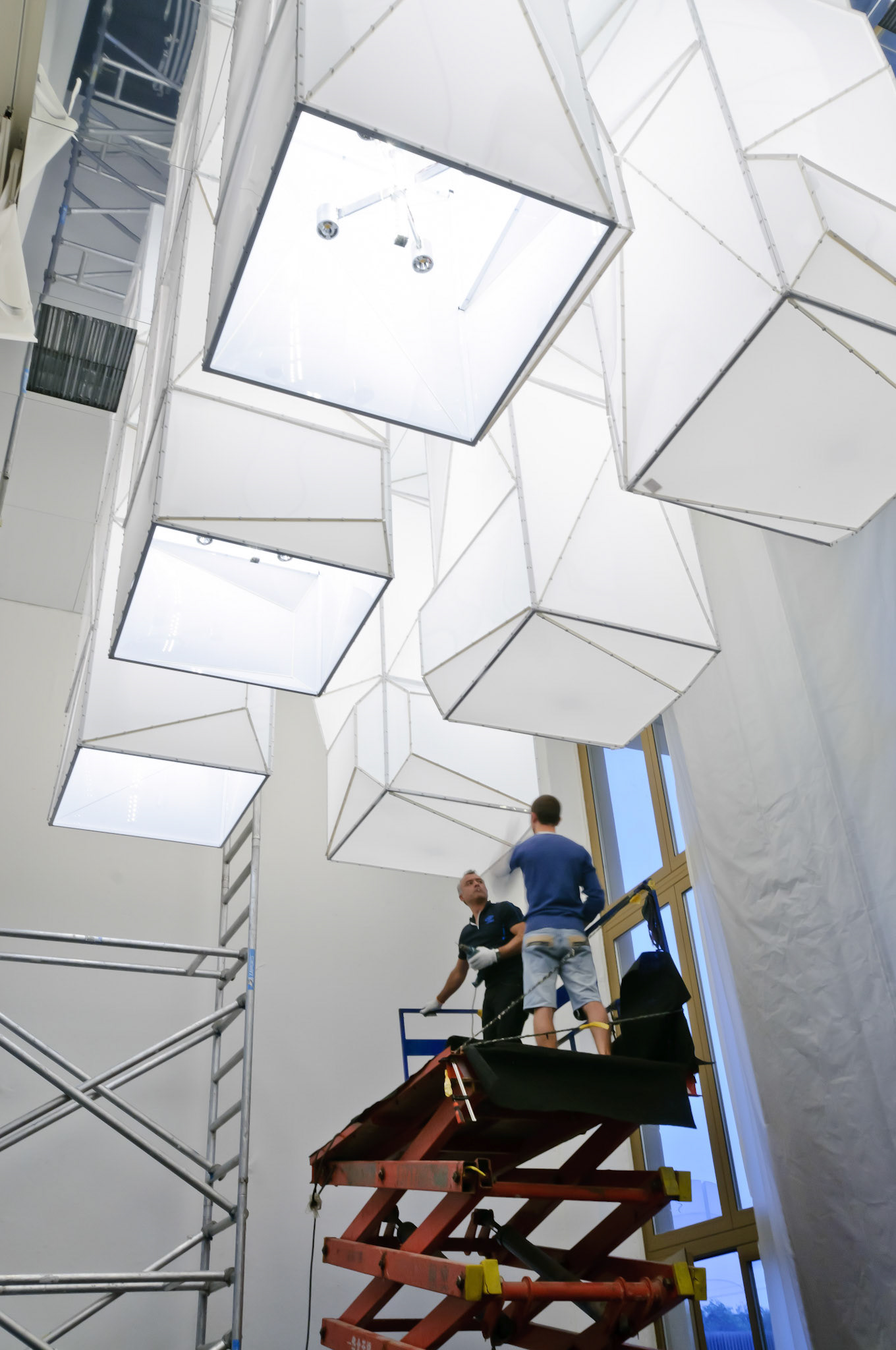 Octavio Amado • Meteorites, Lighting Design for the Embassy of France in China, Beijing