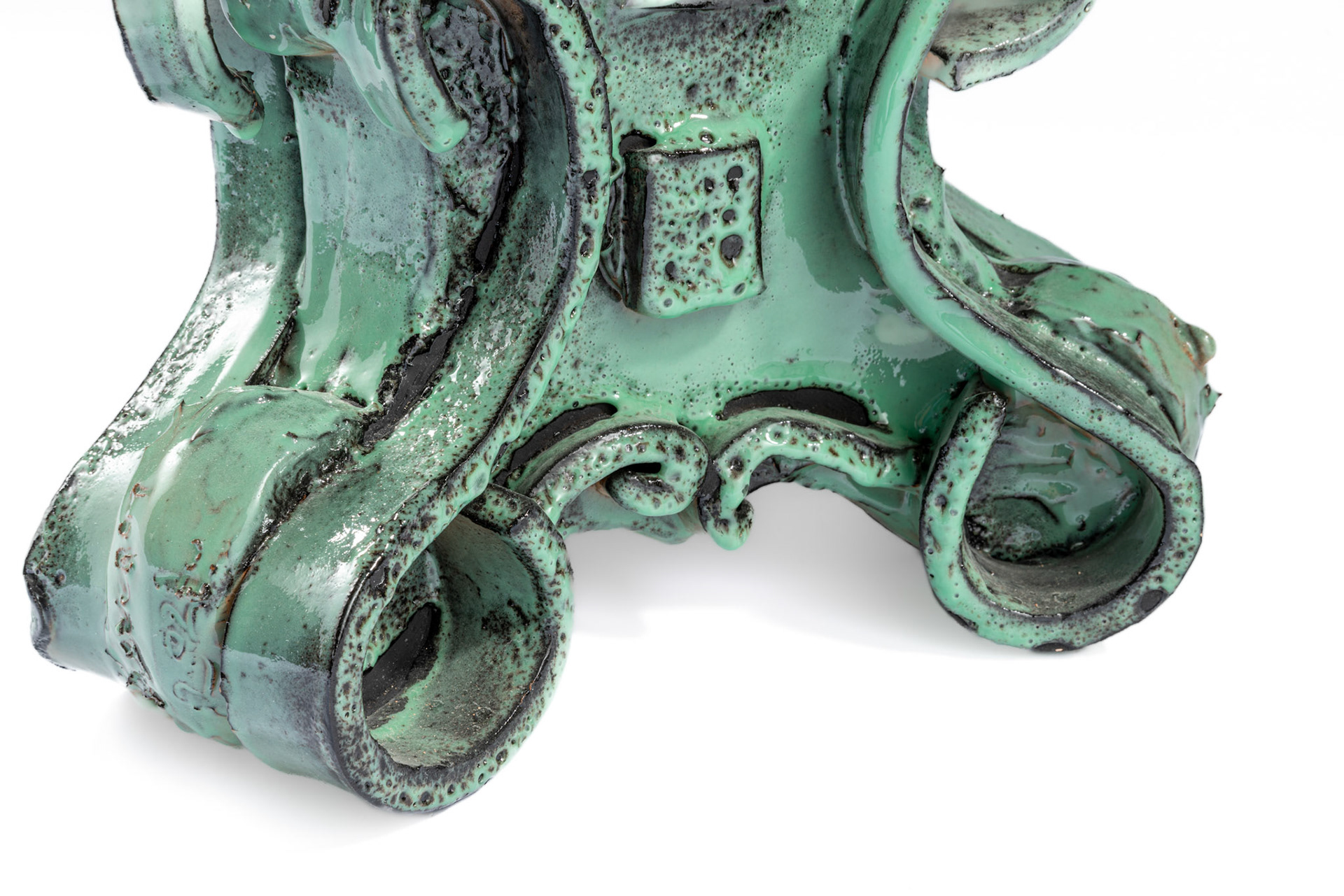 Celadon Candleholders