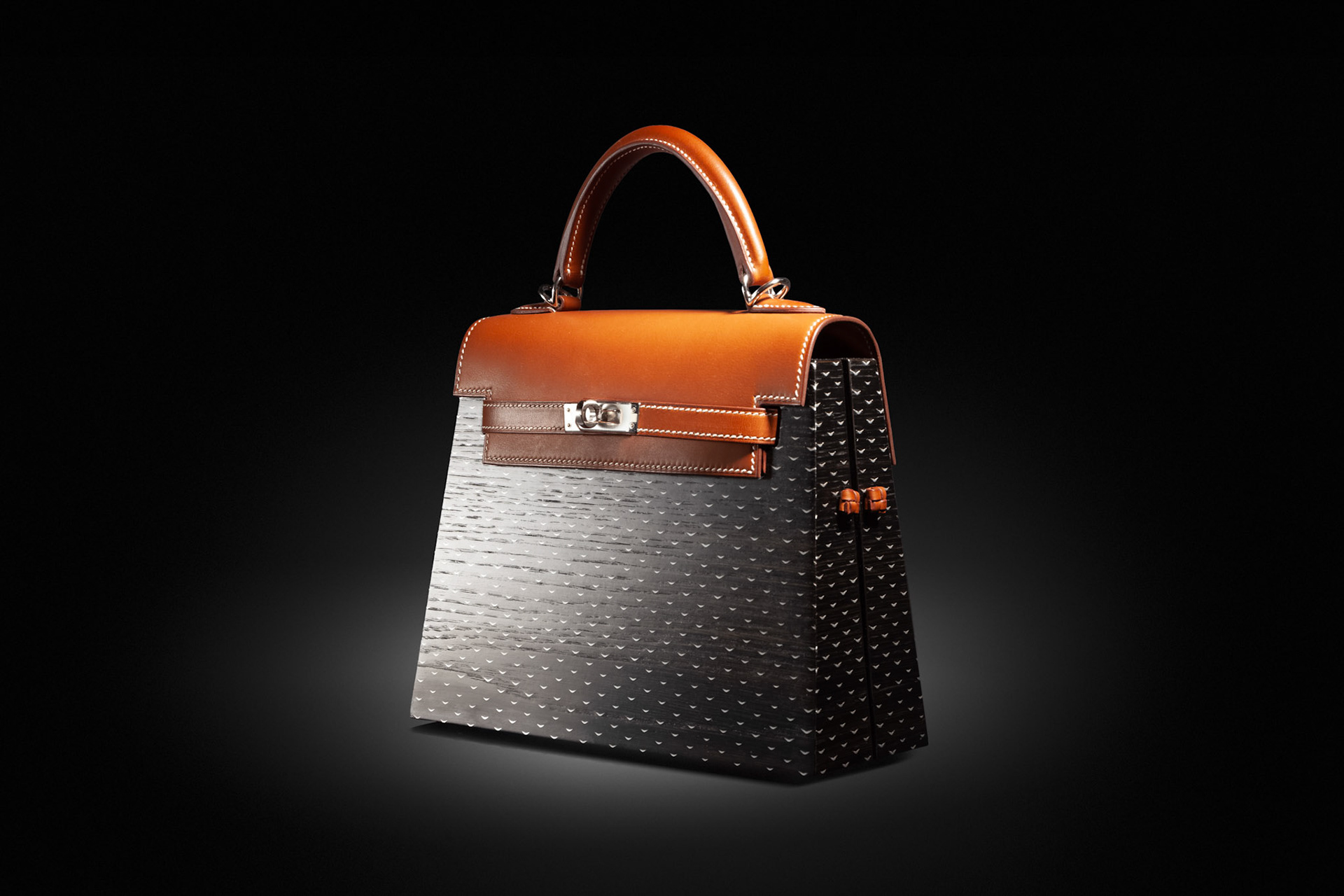 ARCA Ebenisterie • wooden Kelly bag for Maison Hermès