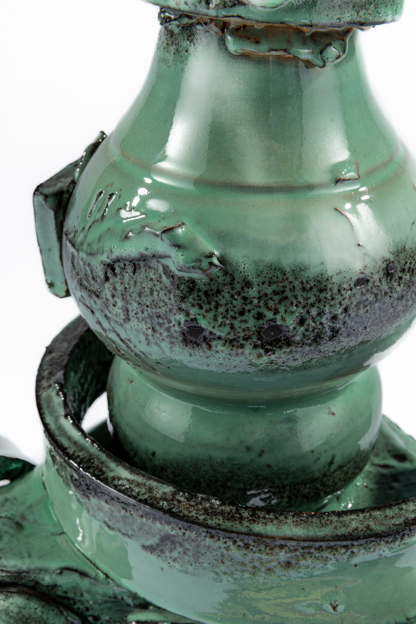 Celadon Candleholders