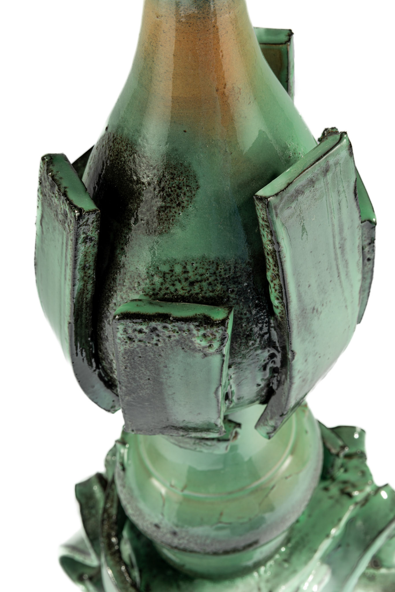 Celadon Candleholders