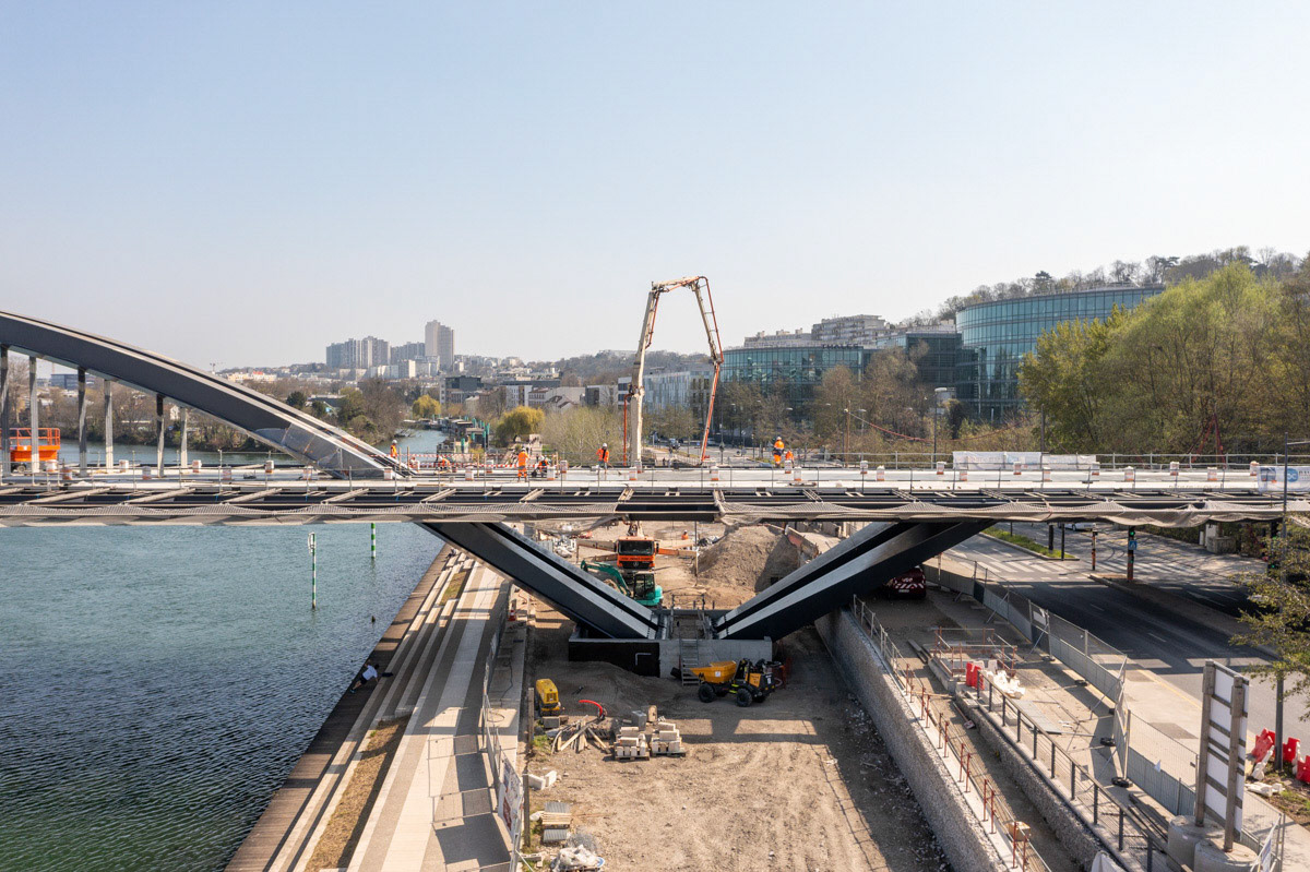 RCR Arquitectes / Ingerop / AEI  • Pont Seibert, Ile Seguin, Boulogne-Billancourt