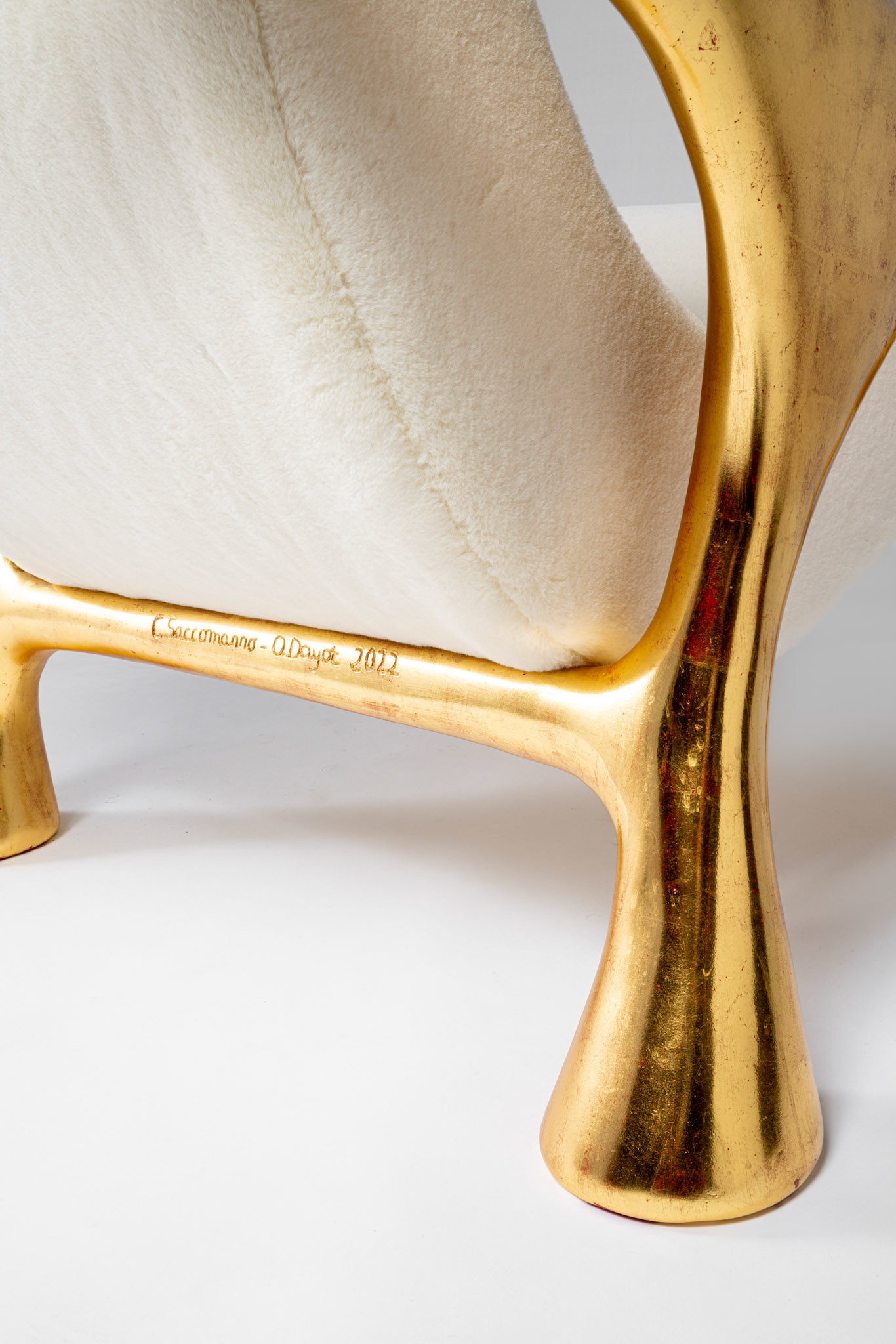 2 Yaka Gold Chairs