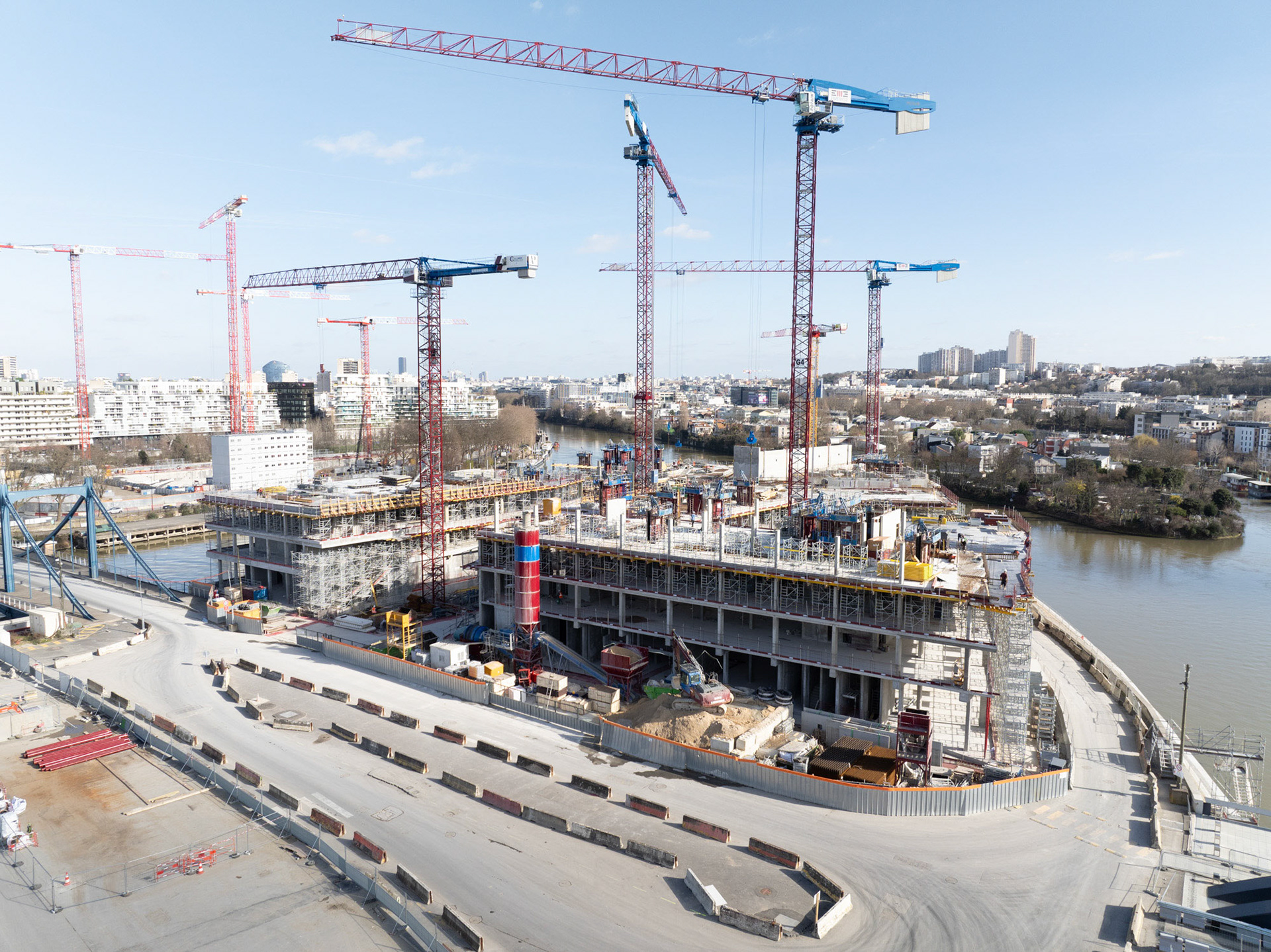 RCR Arquitectes / Calq Architecture / Baumschlager Eberle Architekten • Pointe des Arts Ile Seguin, Boulogne-Billancourt