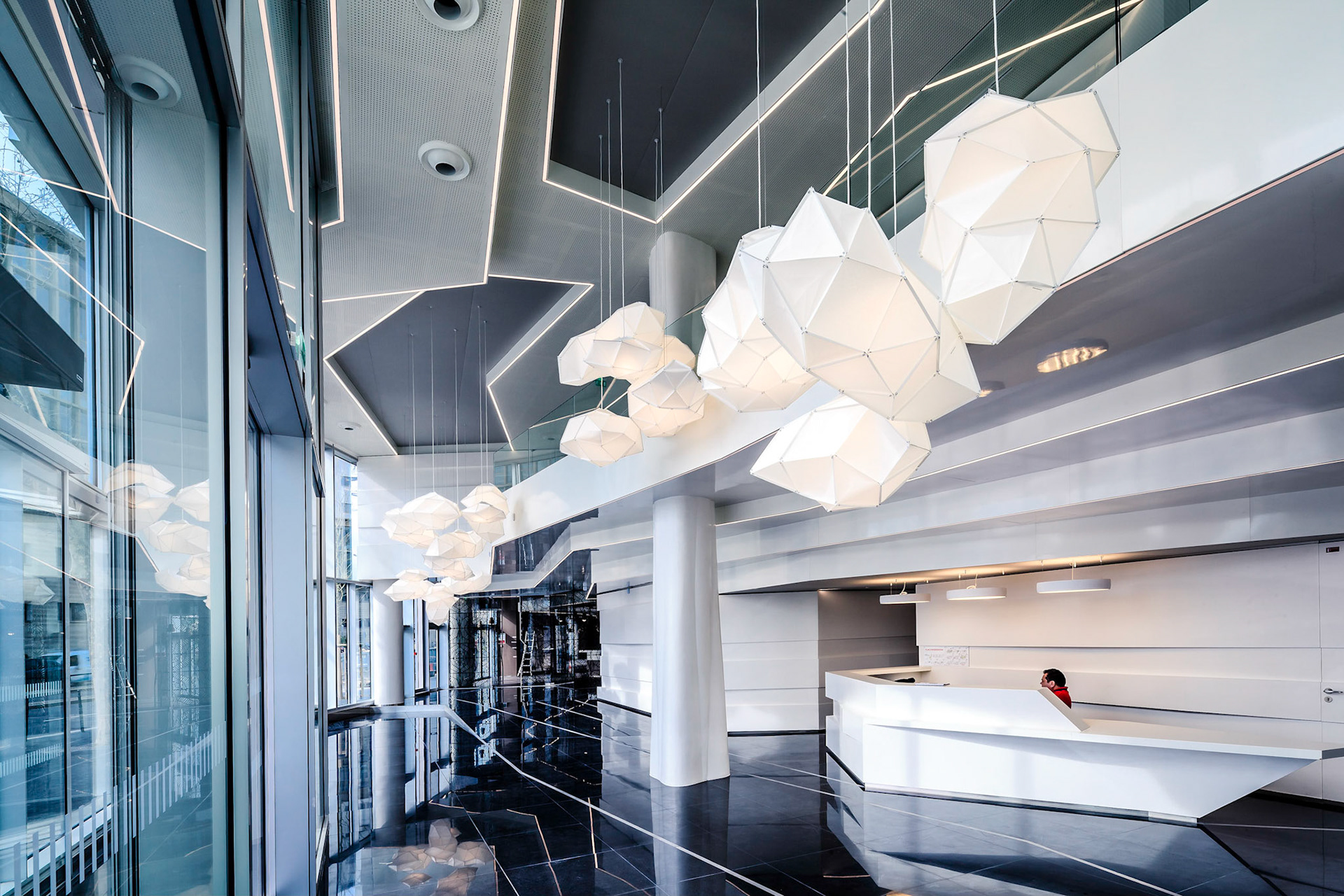 Brenac + Gonzalez • Quai Ouest, Boulogne-Billancourt • Lighting design by Octavio Amado