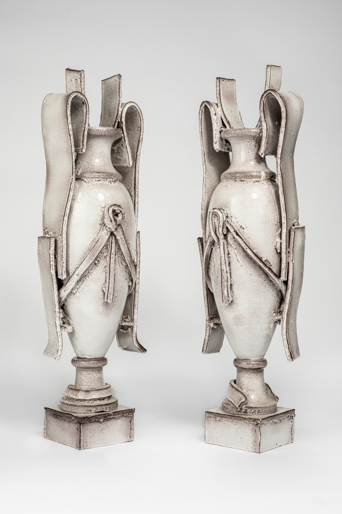 Giuseppe Ducrot • Vases Gatti blancs