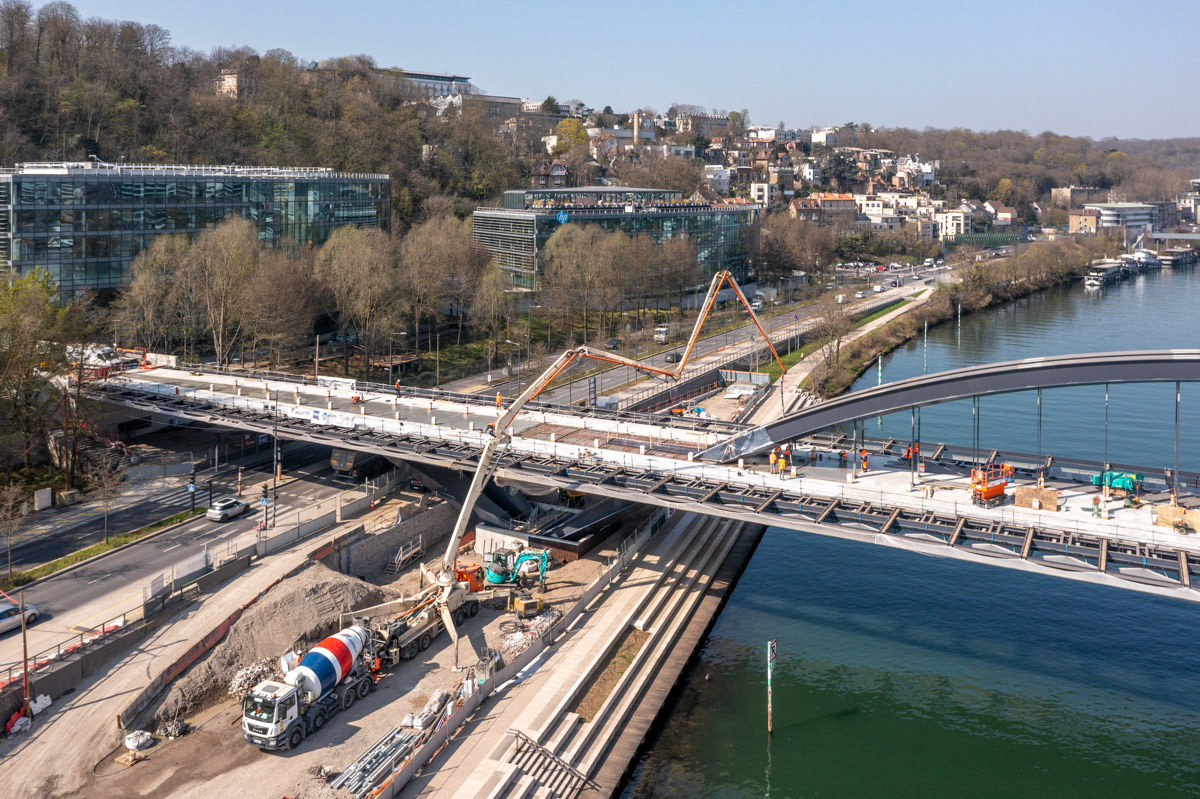 RCR Arquitectes / Ingerop / AEI  • Pont Seibert, Ile Seguin, Boulogne-Billancourt