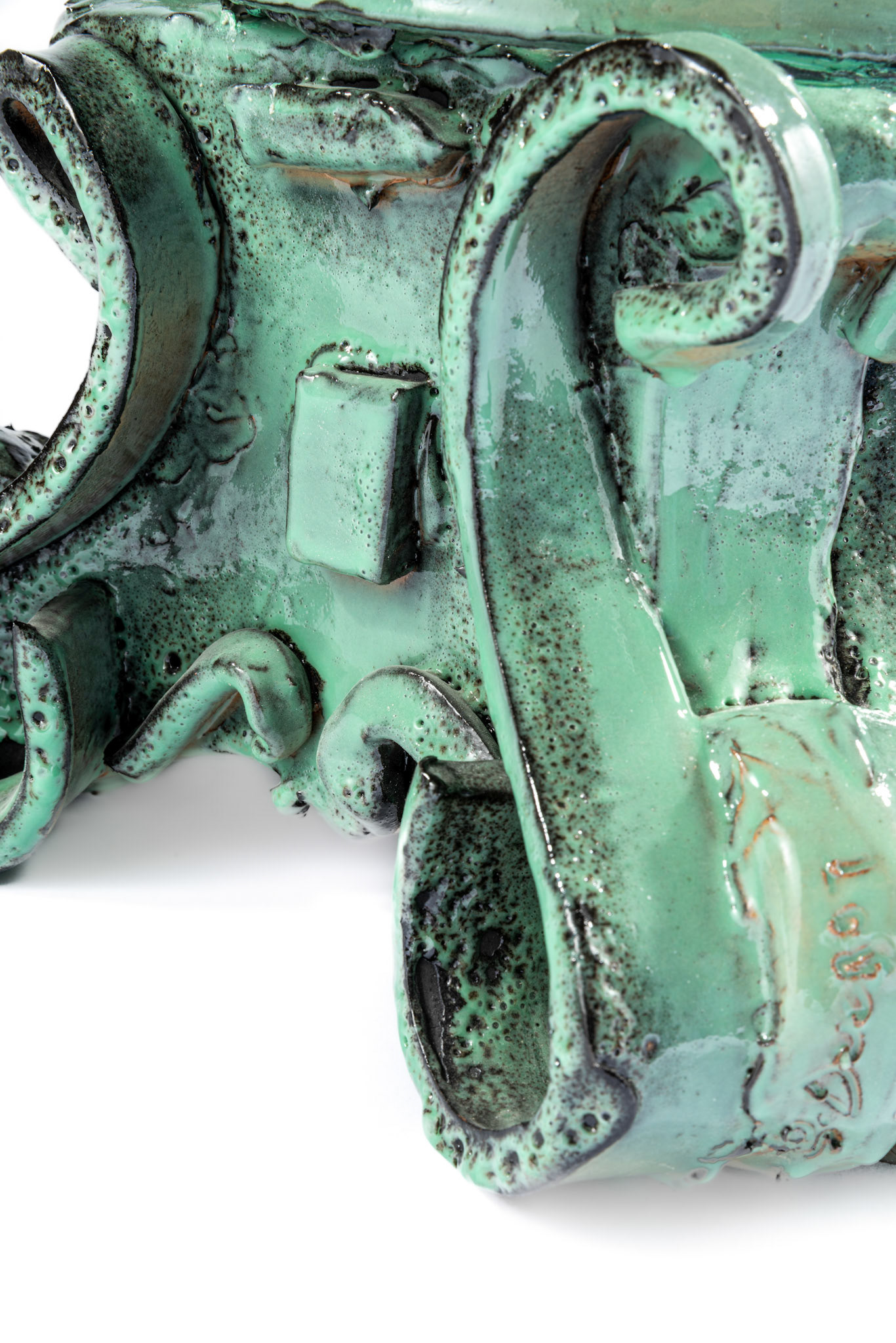 Giuseppe Ducrot • Celadon Candle holders