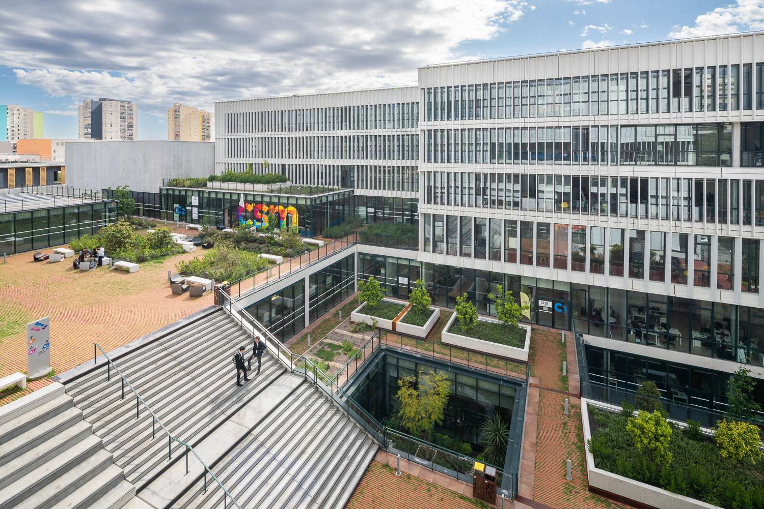 ABC Architectes + Corinne Vezzoni &amp; Associés • Campus Sud des Métiers, Nice
