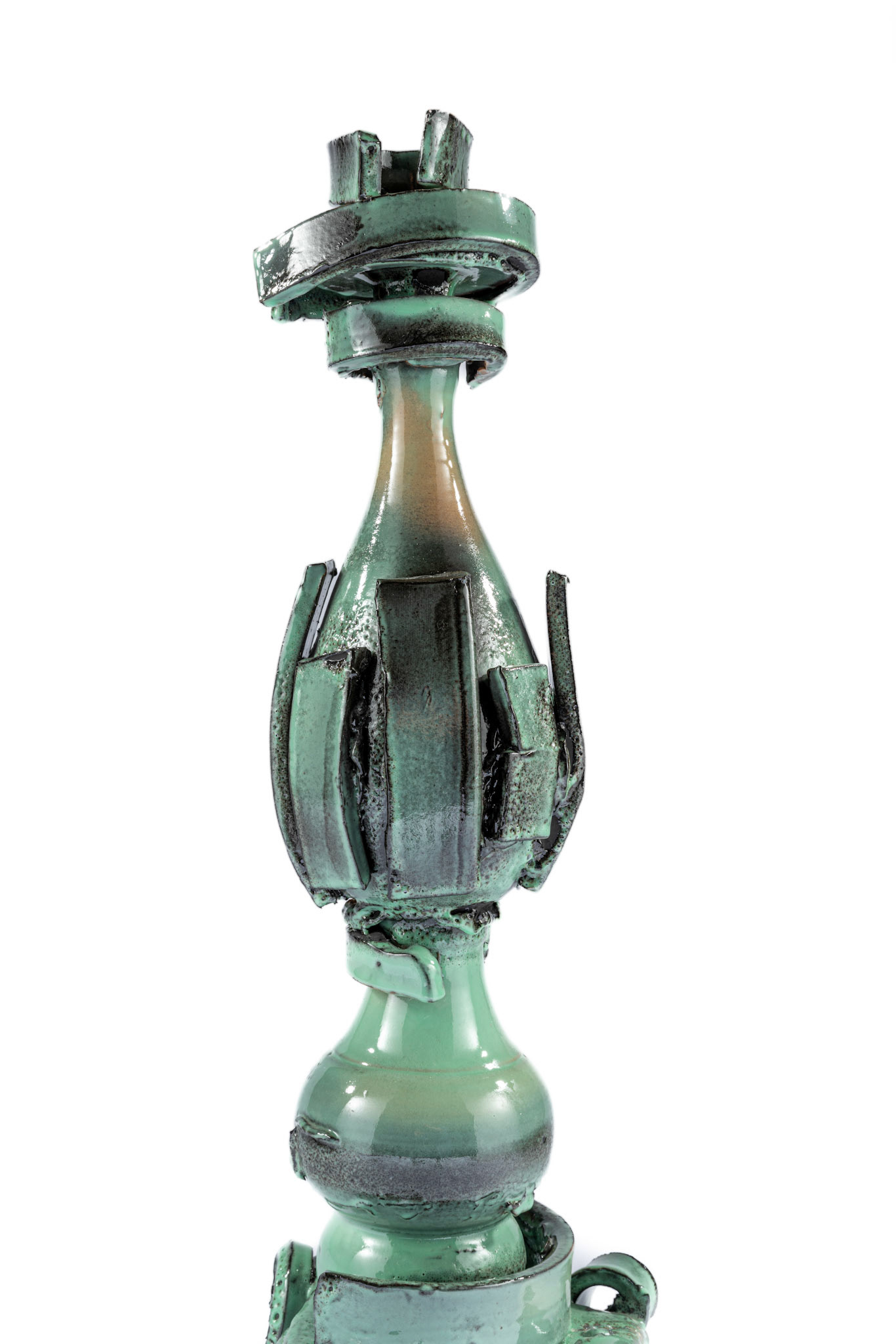 Celadon Candleholders