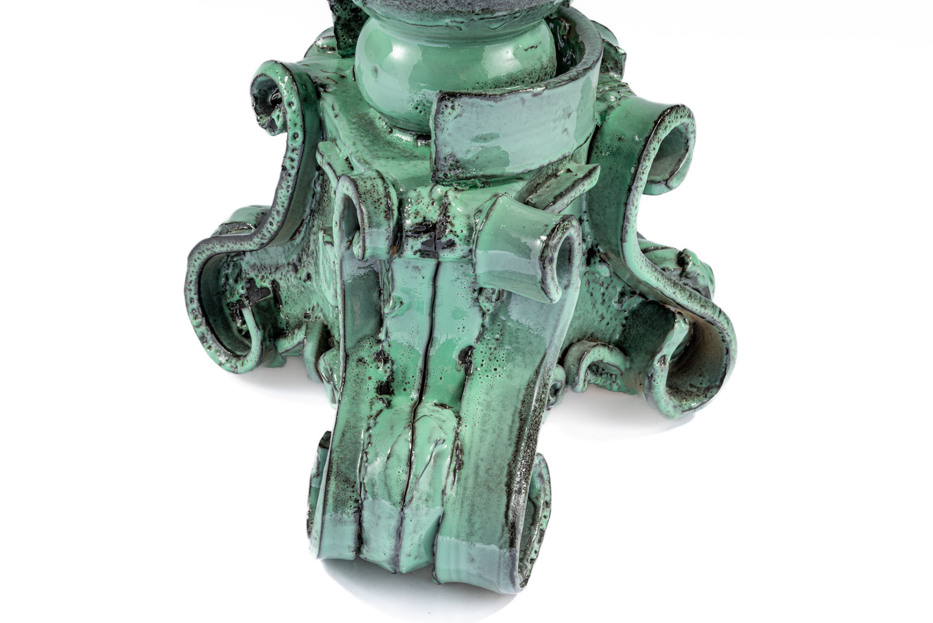 Celadon Candleholders