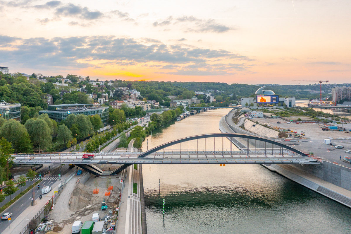 RCR Arquitectes / Ingerop / AEI  • Pont Seibert, Ile Seguin, Boulogne-Billancourt