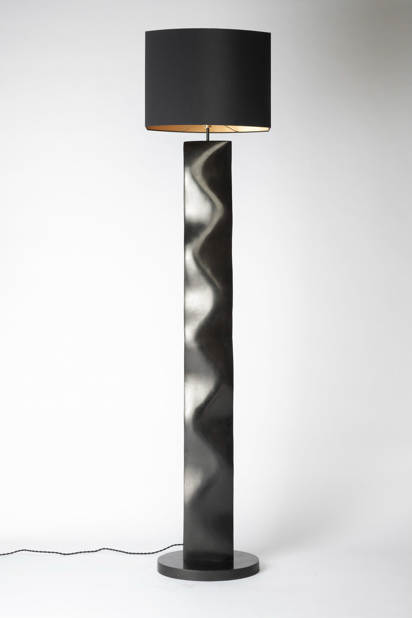 Francois Corbeau • Patinated Bronze Floor Lamp