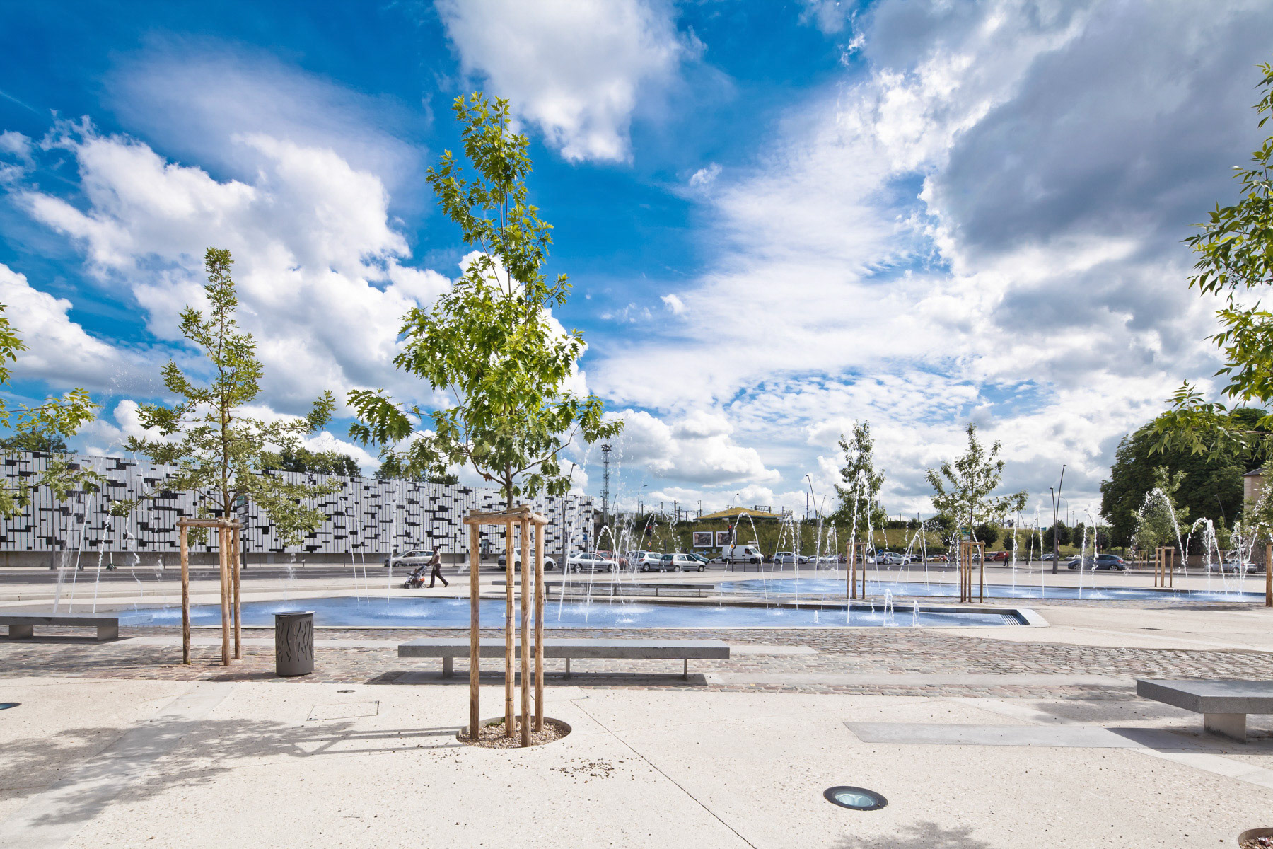 Place Mazelle, Metz • Florence Mercier Paysagiste