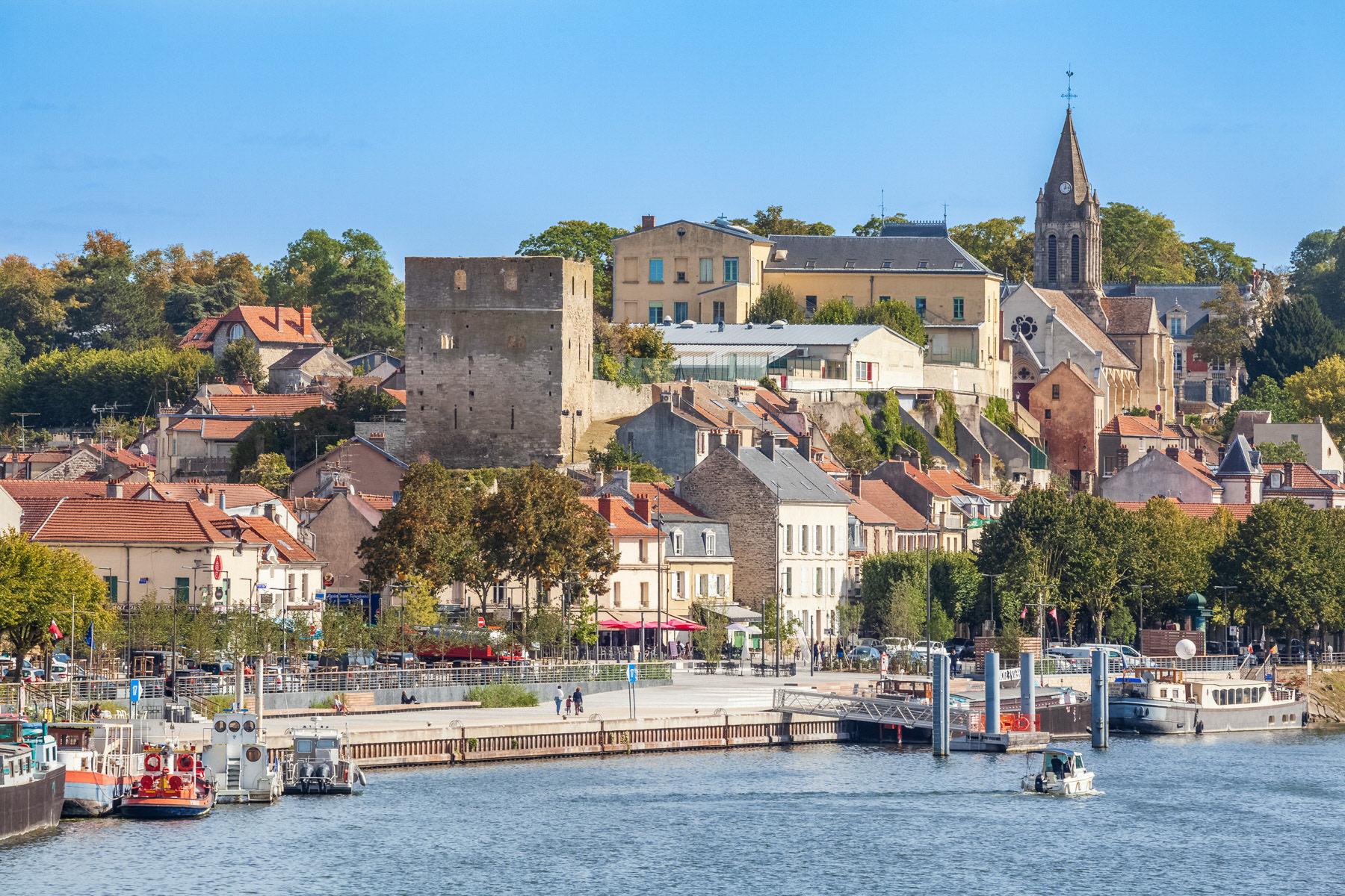 Place Fouillere, Conflans Sainte-Honorine • Florence Mercier Paysagiste