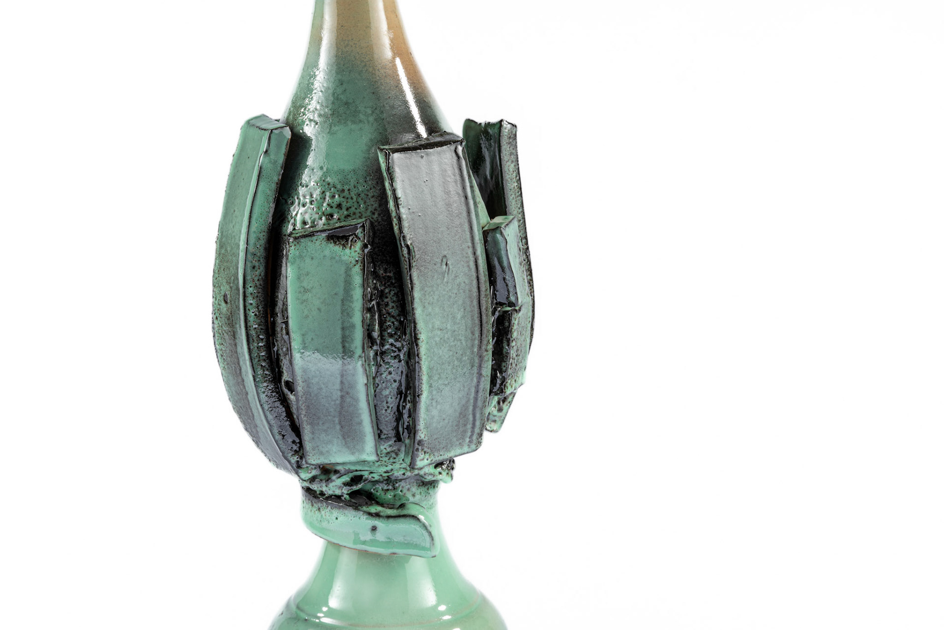 Celadon Candleholders