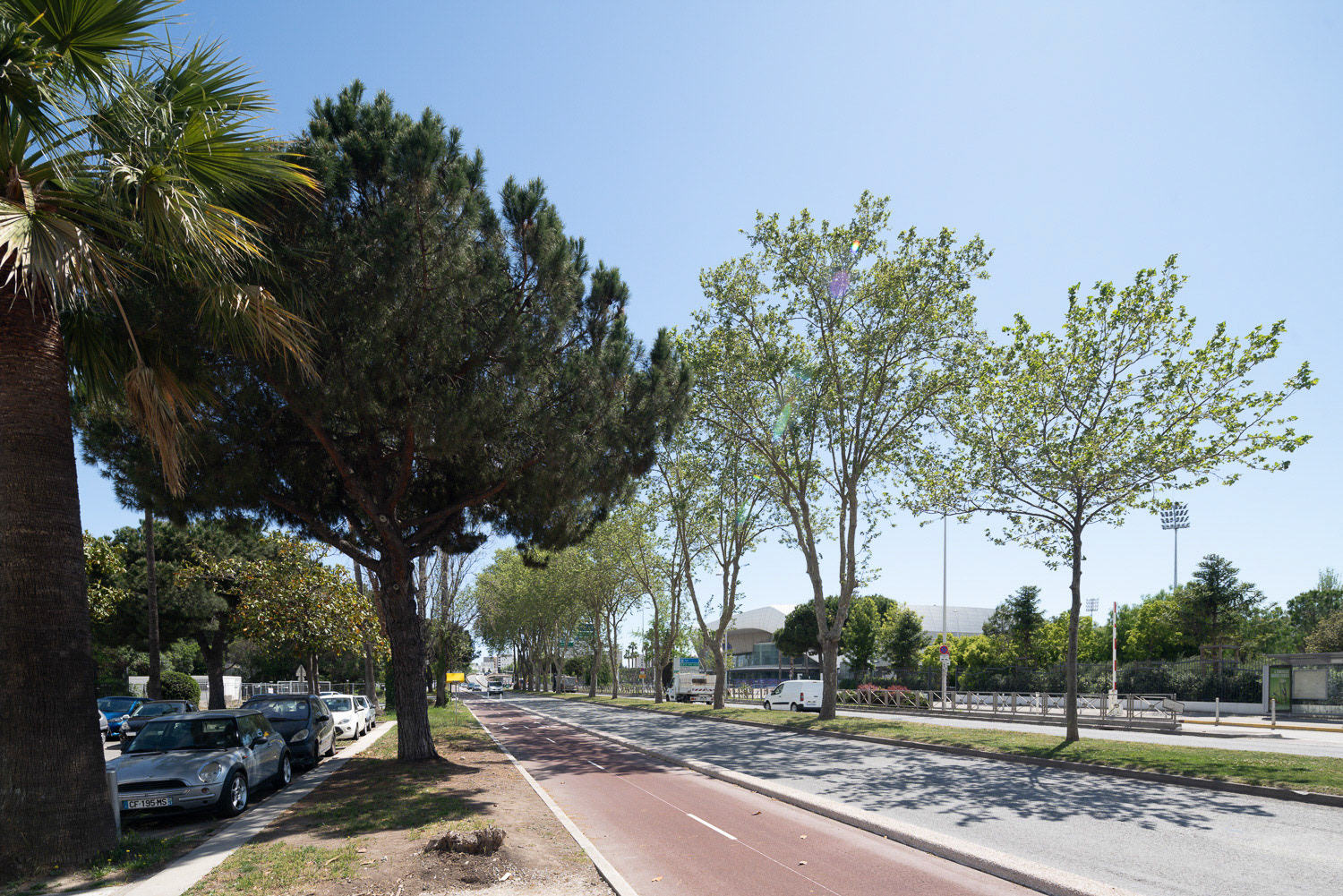 Pistes cyclables Grand Arénas Nice Méridia