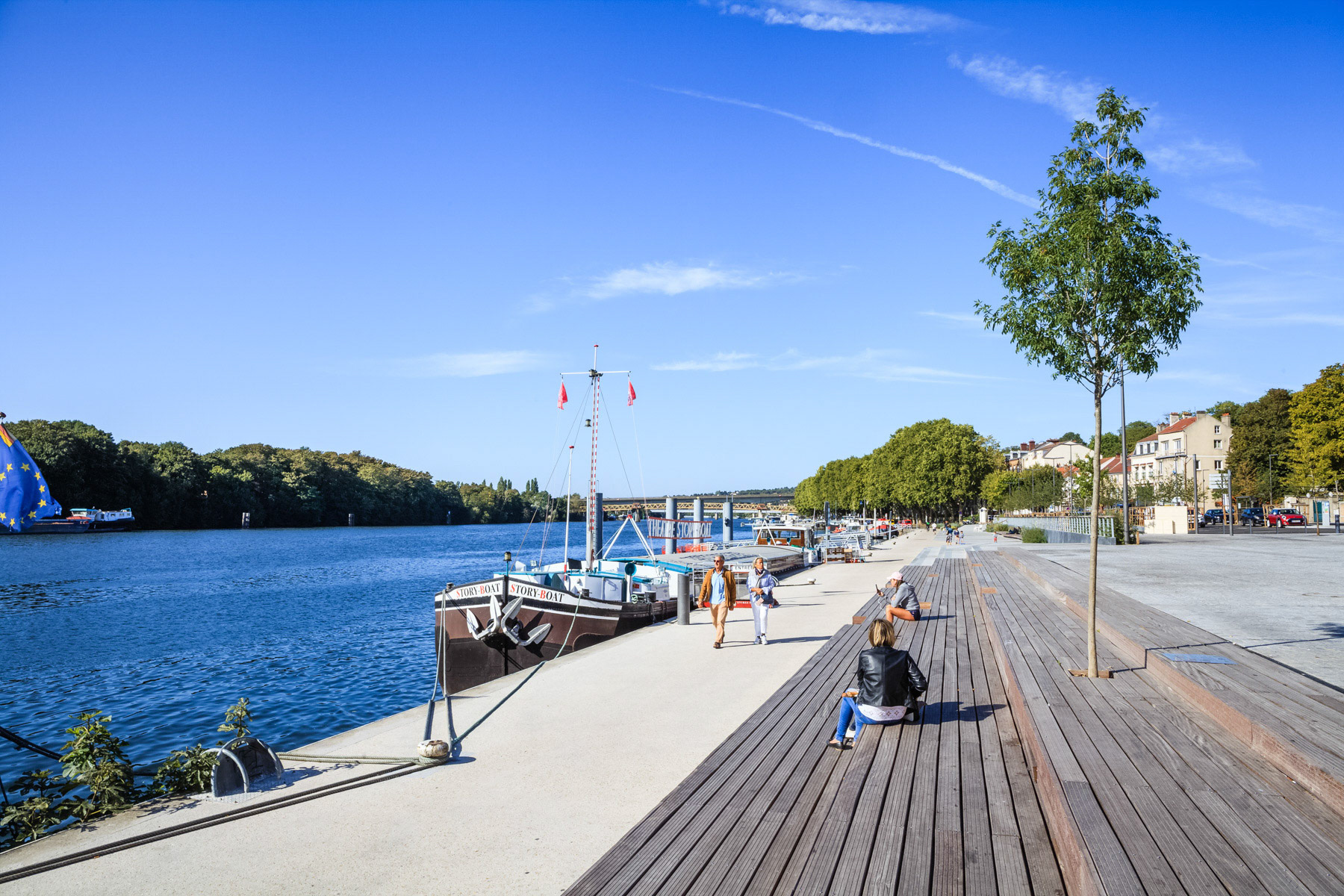 Place Fouillere, Conflans Sainte-Honorine • Florence Mercier Paysagiste