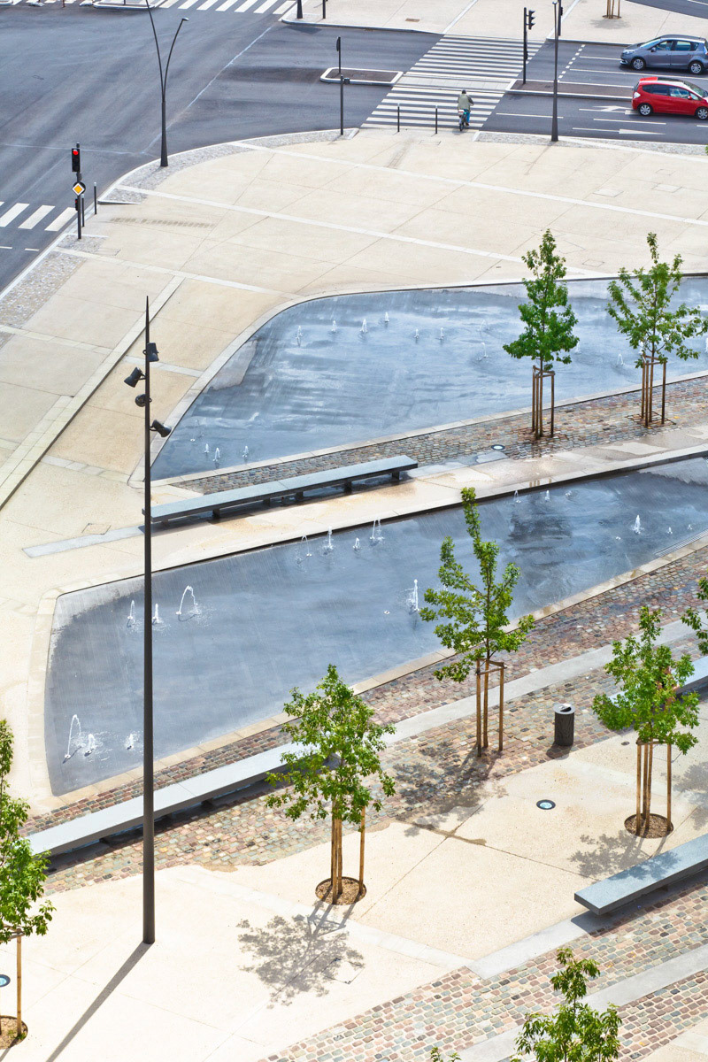 Place Mazelle, Metz • Florence Mercier Paysagiste