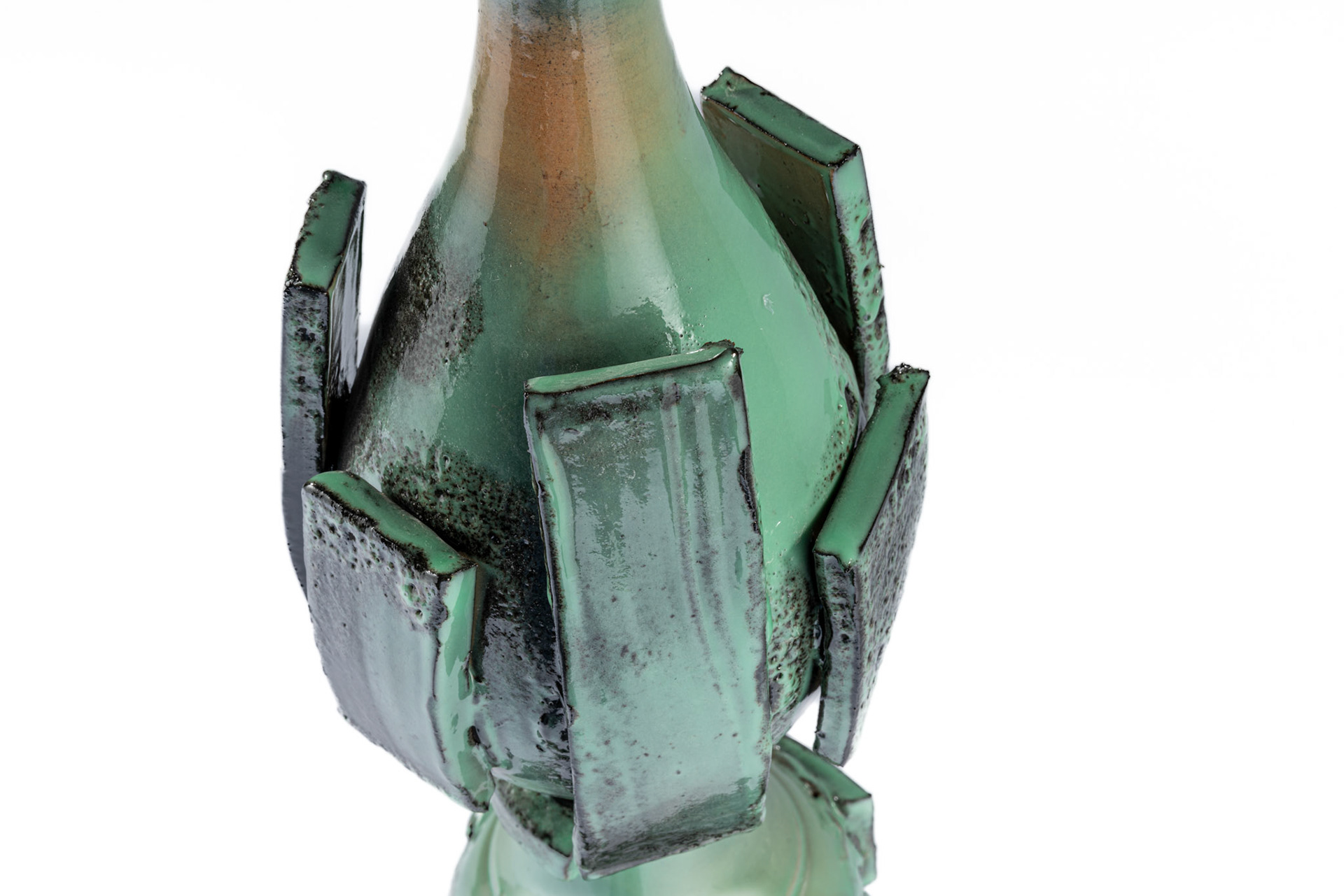 Celadon Candleholders