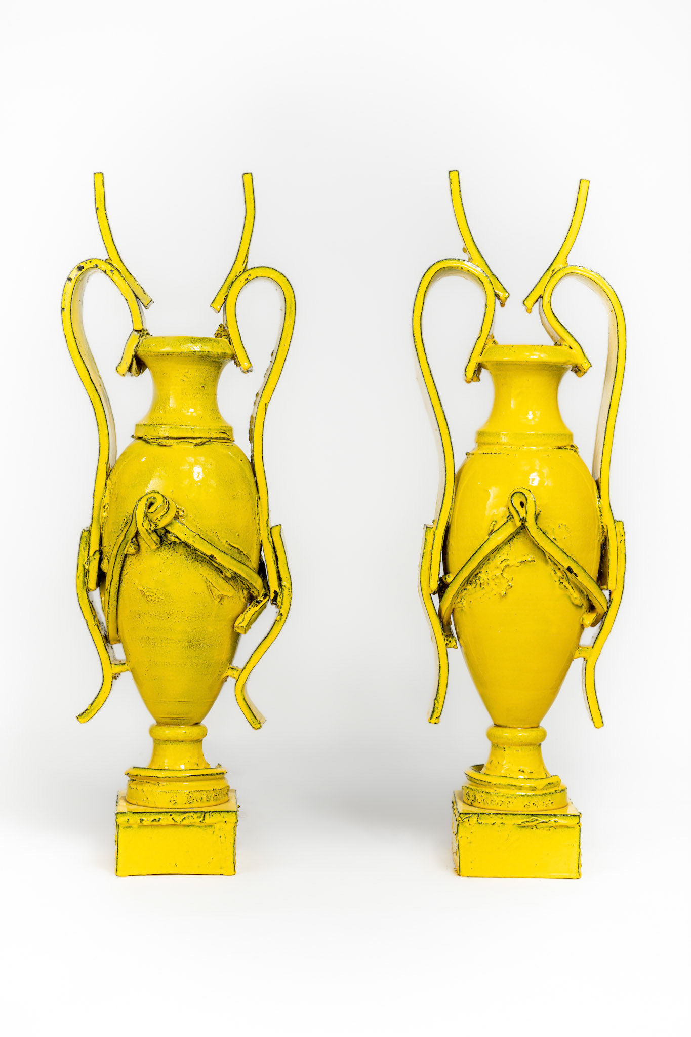 Giuseppe Ducrot • Vases Gatti jaunes
