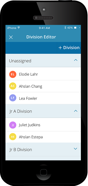LiveEvent_Division-editor-view