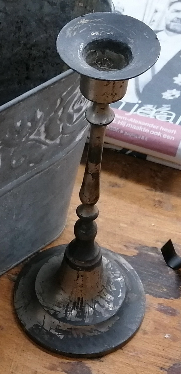 candlestick (thrift store)
