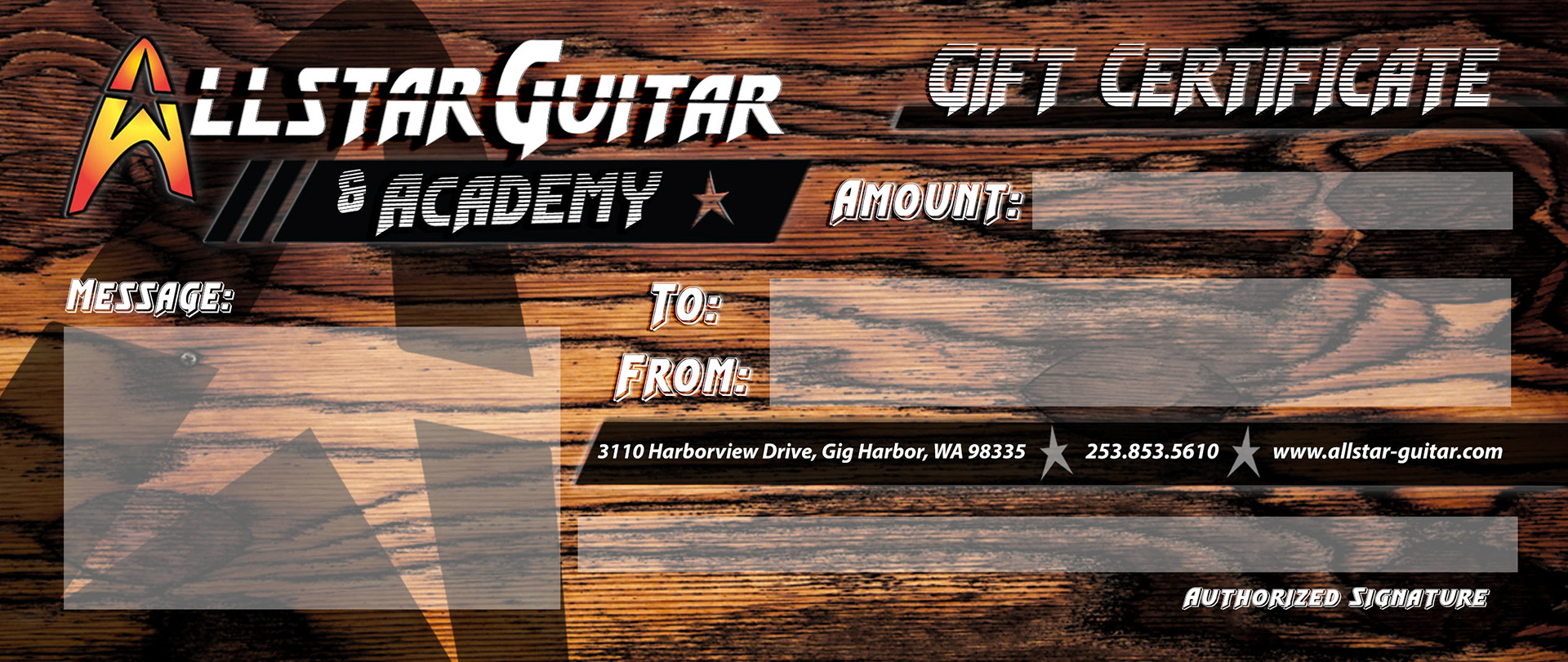 Gift Certificate