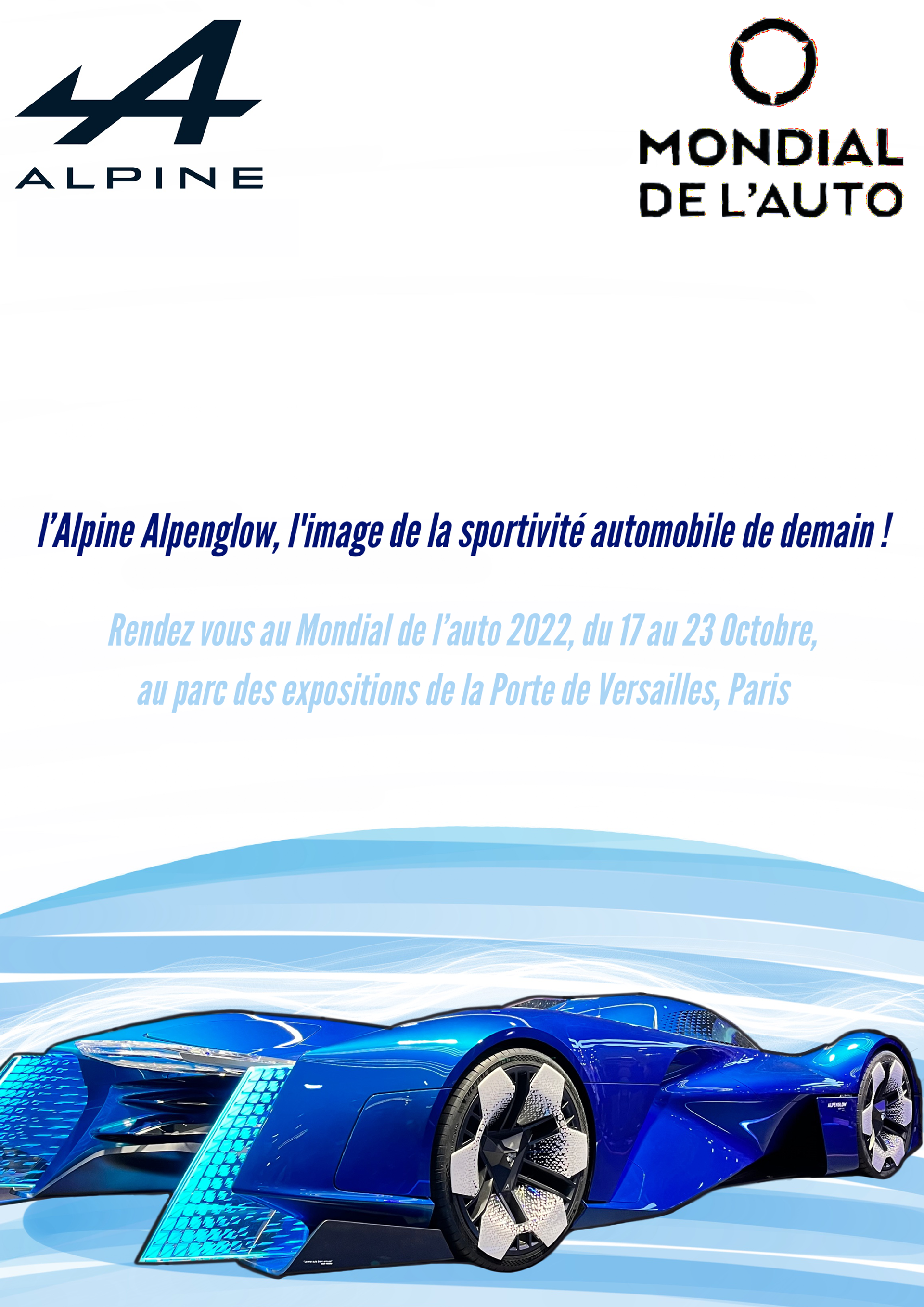 Affiche factice - Mondial de l'auto 2022