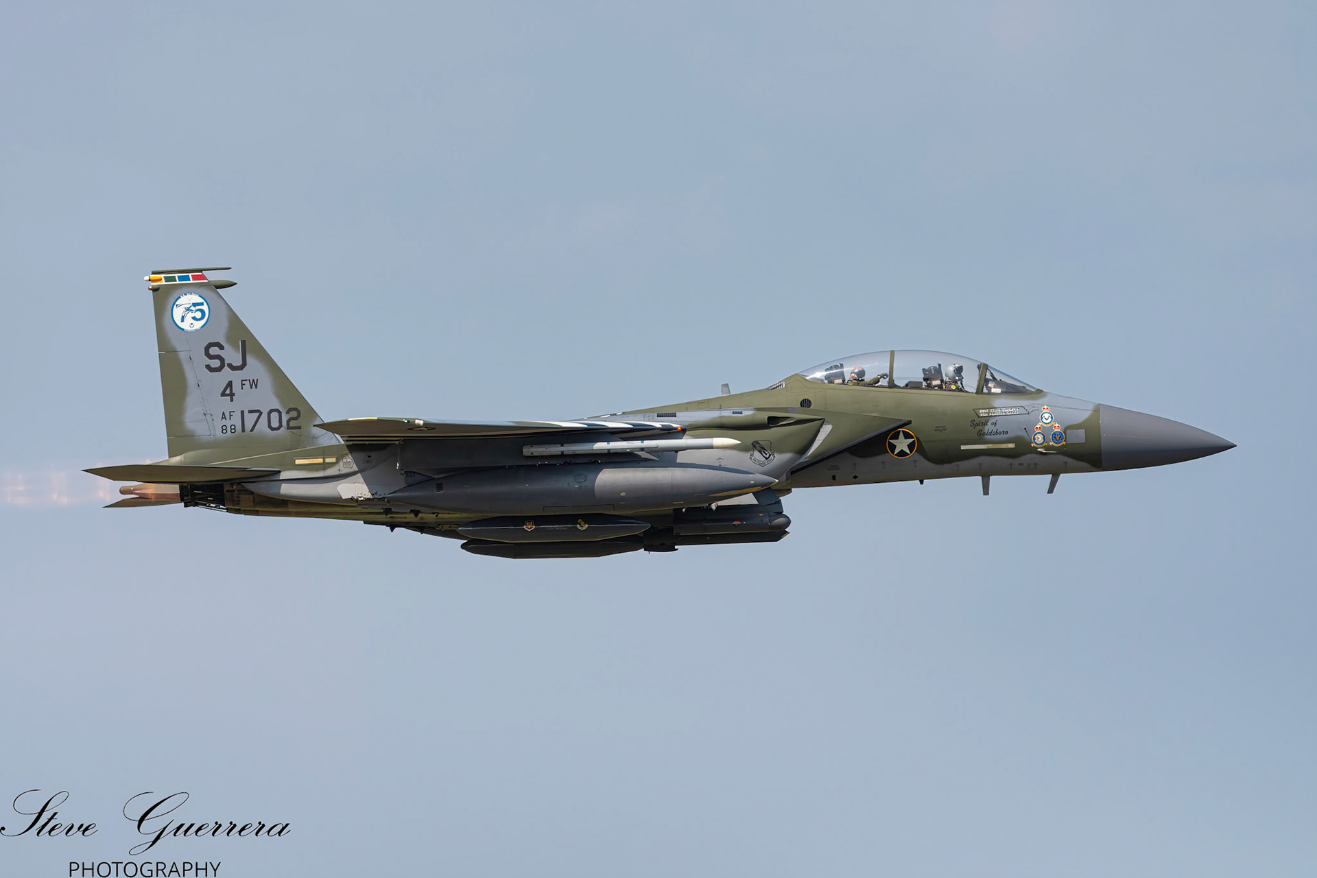 F15E from Seymour Johnson Air Force Base N.C