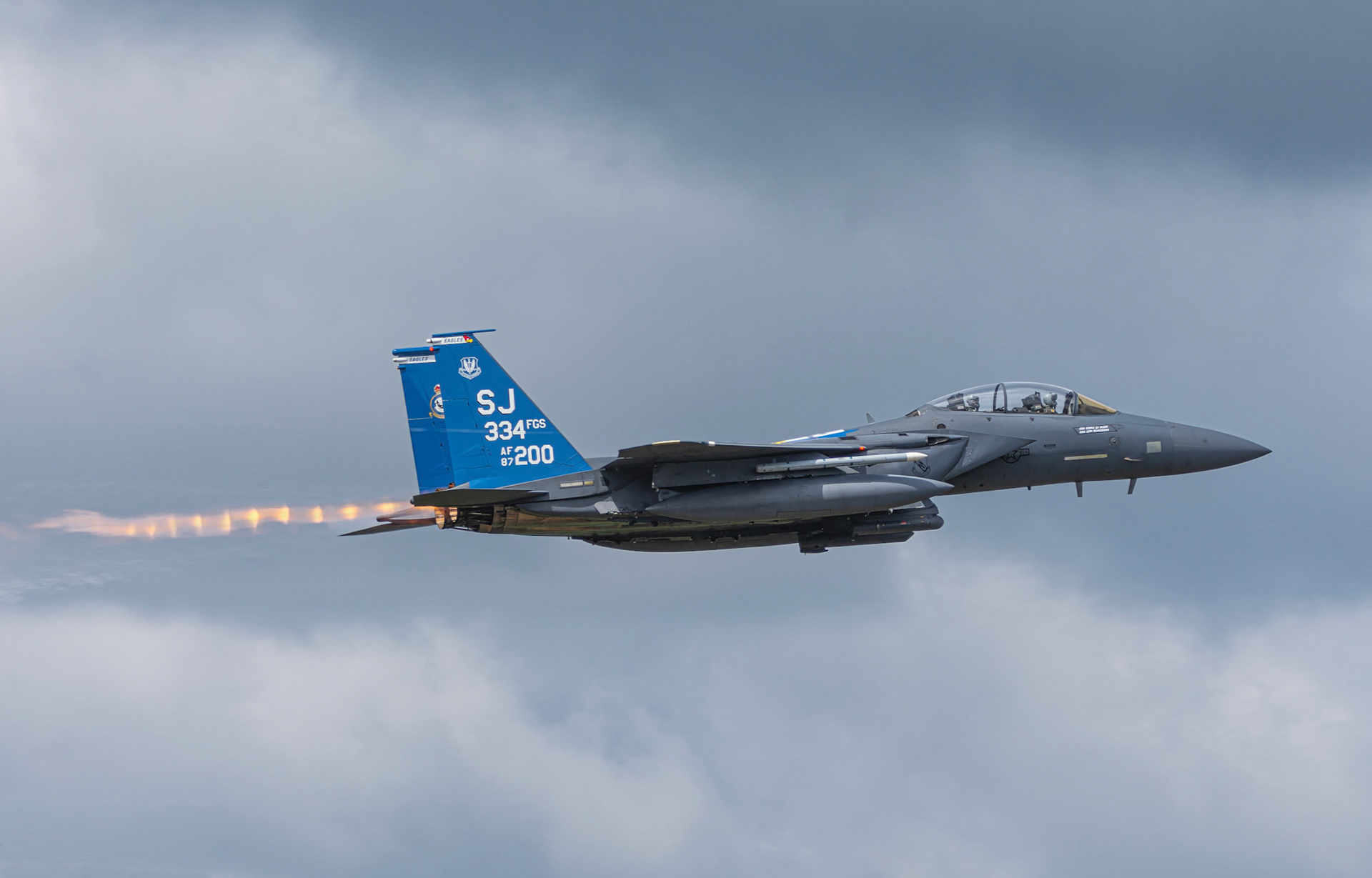 F15E from Seymour Johnson Air Force Base N.C