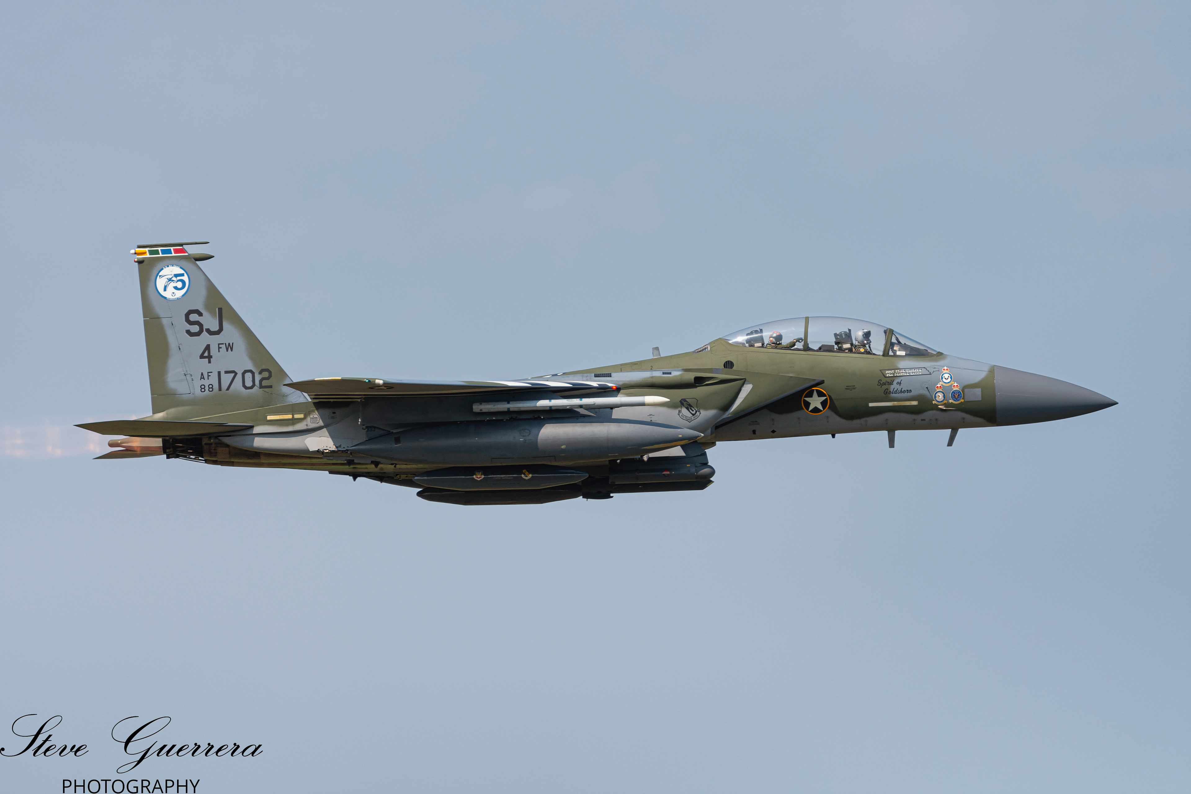 Seymour Johnson Air Force Base , located in Goldsboro, North Carolina