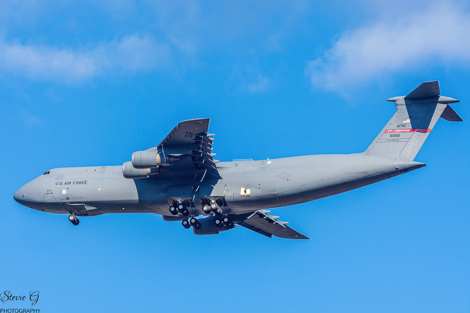 C5 Galaxy Westover ARB in Westover Massachusetts.