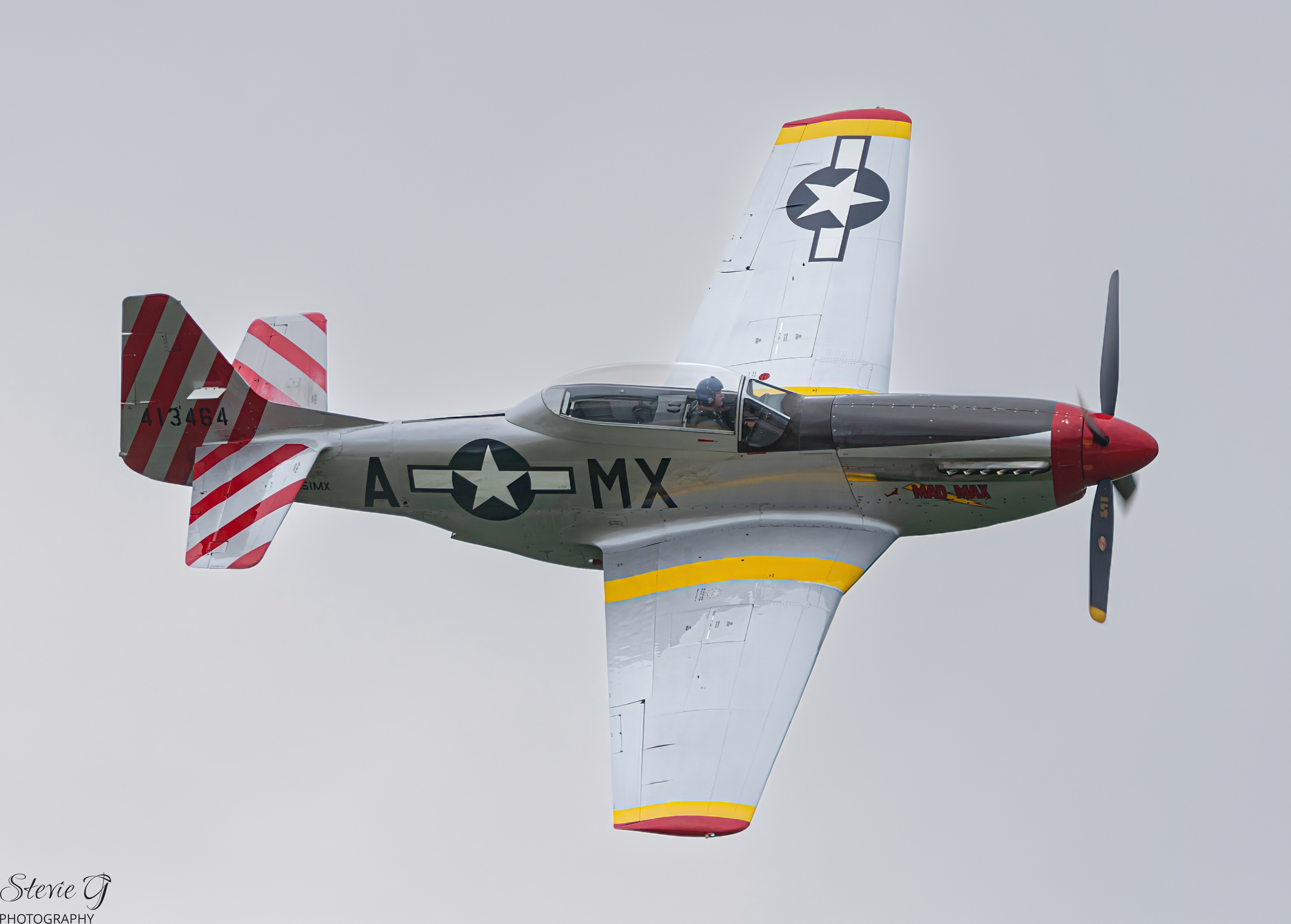 Cavalier Mustang II, a civilian variant of the North American P-51 Mustang, specifically identified as "Mad Max