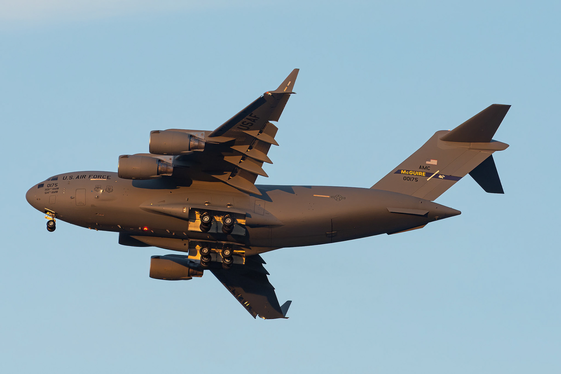 C17 from MCGUIRE AIR FORCE BASE, N.J.