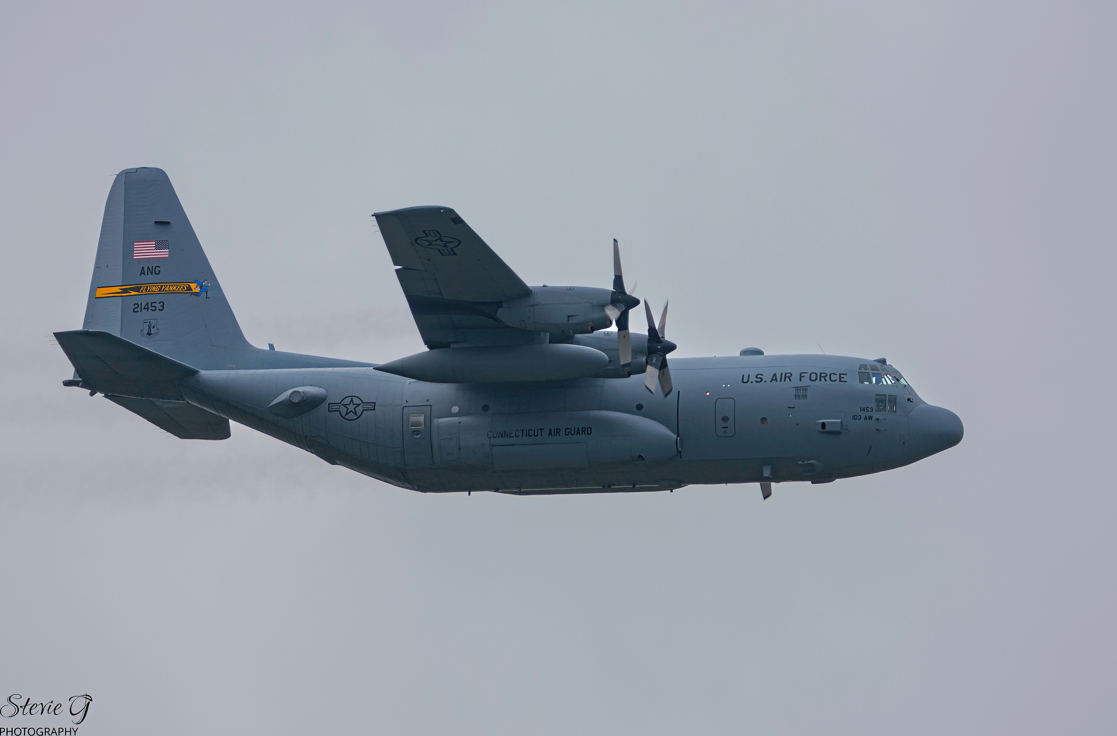 The 103rd Airlift Wing  C-130H aircraft-CONN