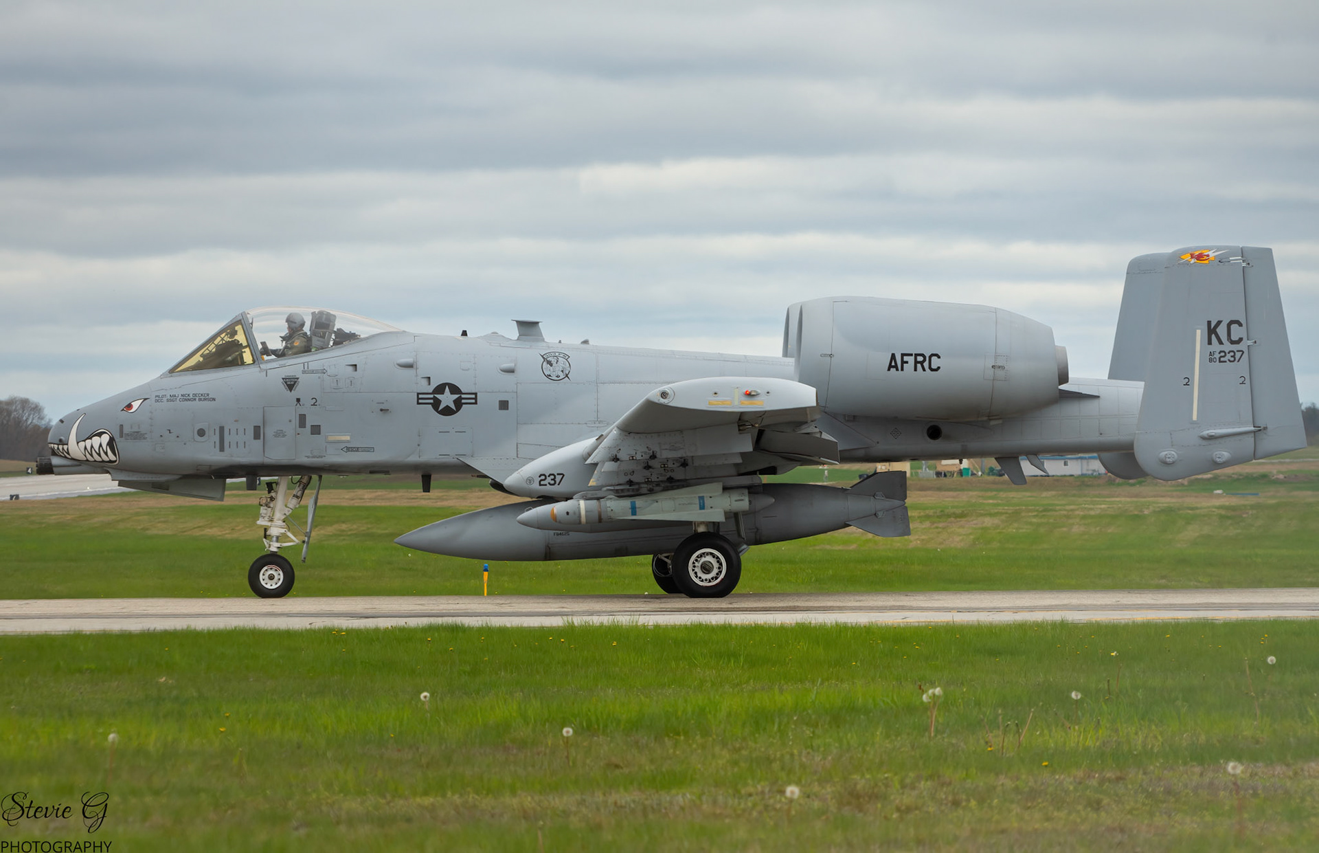 A10 from Air Force Reserve's 442nd Fighter Wing Kansas citi M.O