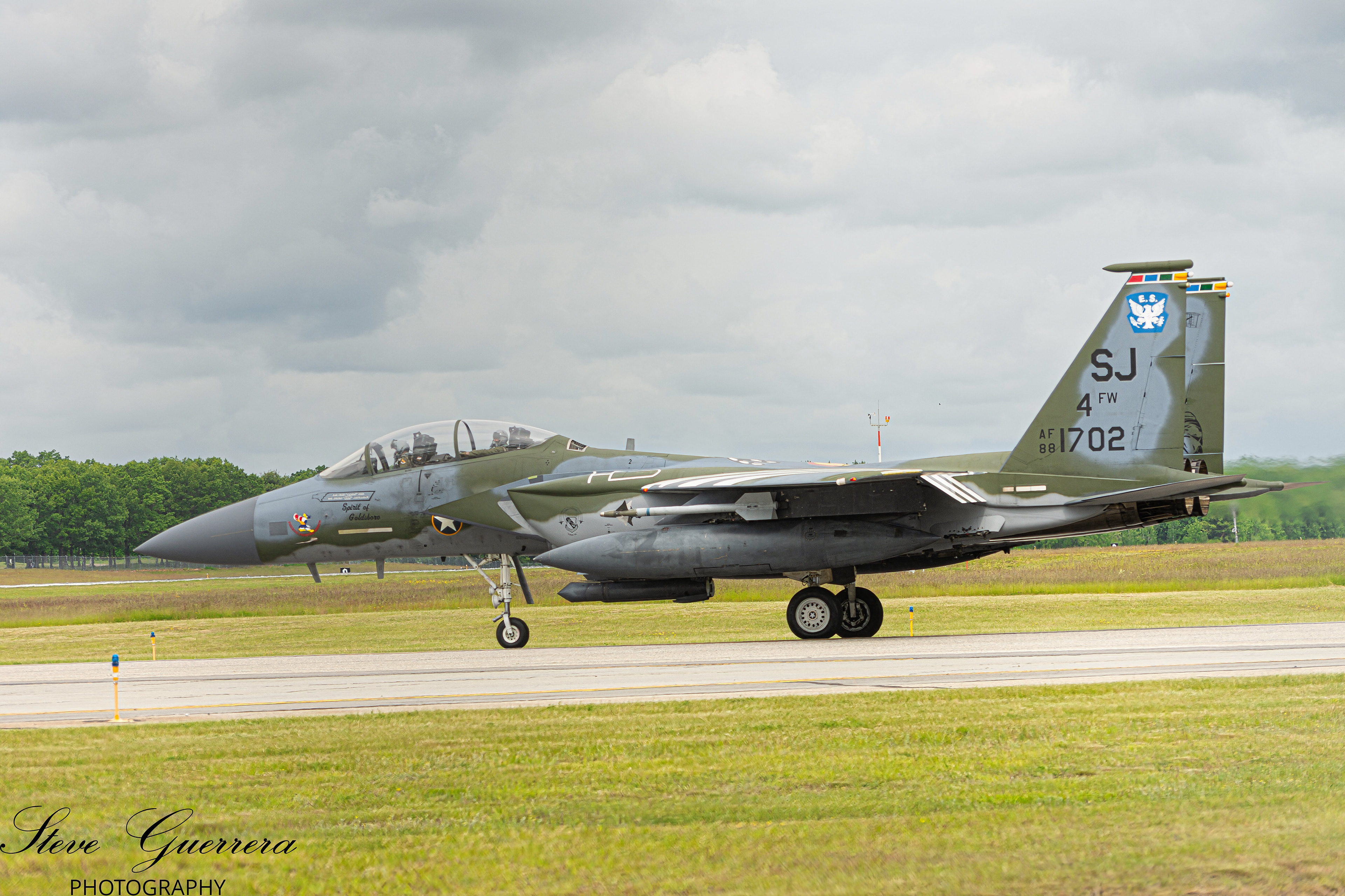 Seymour Johnson Air Force Base , located in Goldsboro, North Carolina