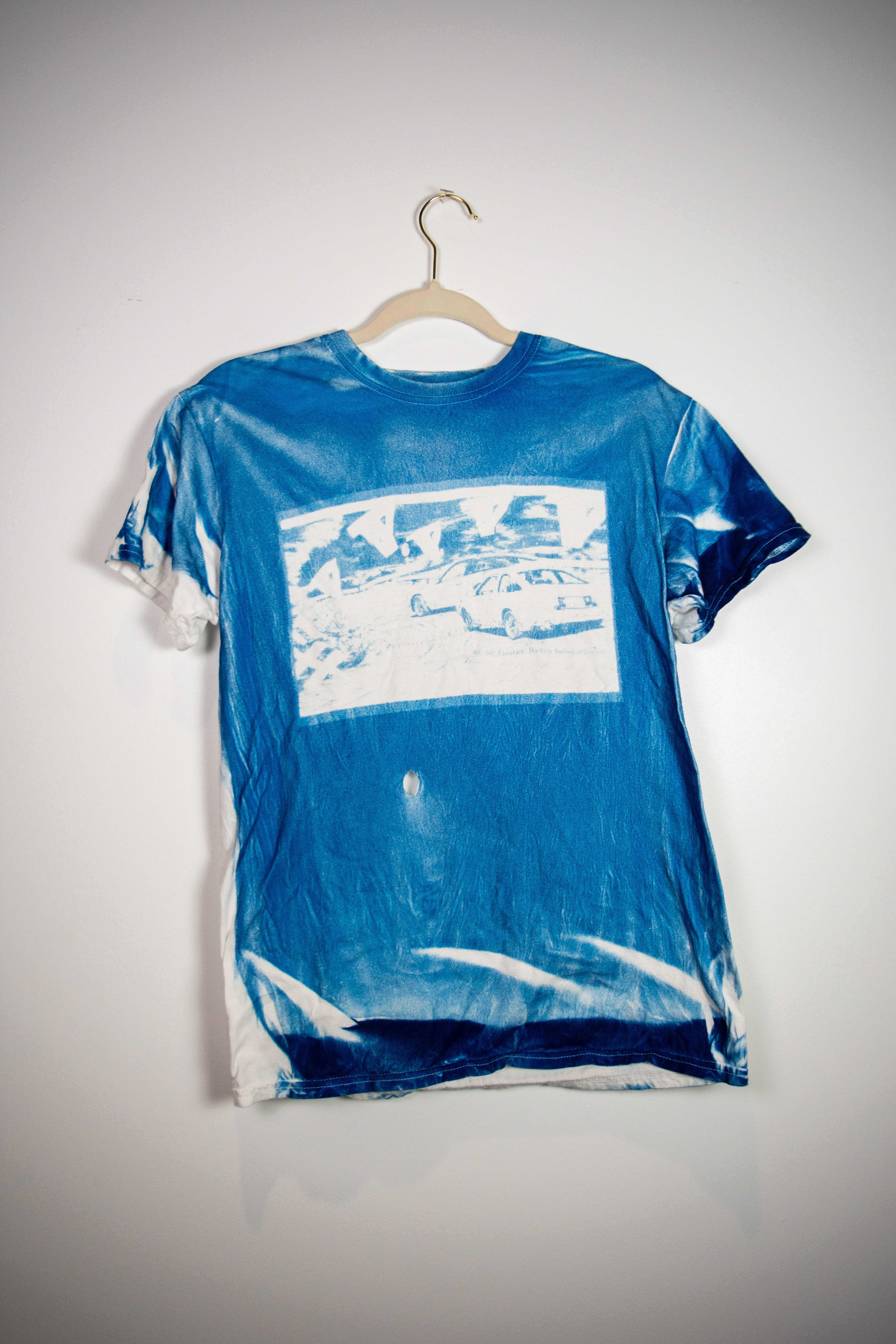 Cyanotype print on cotton 2024