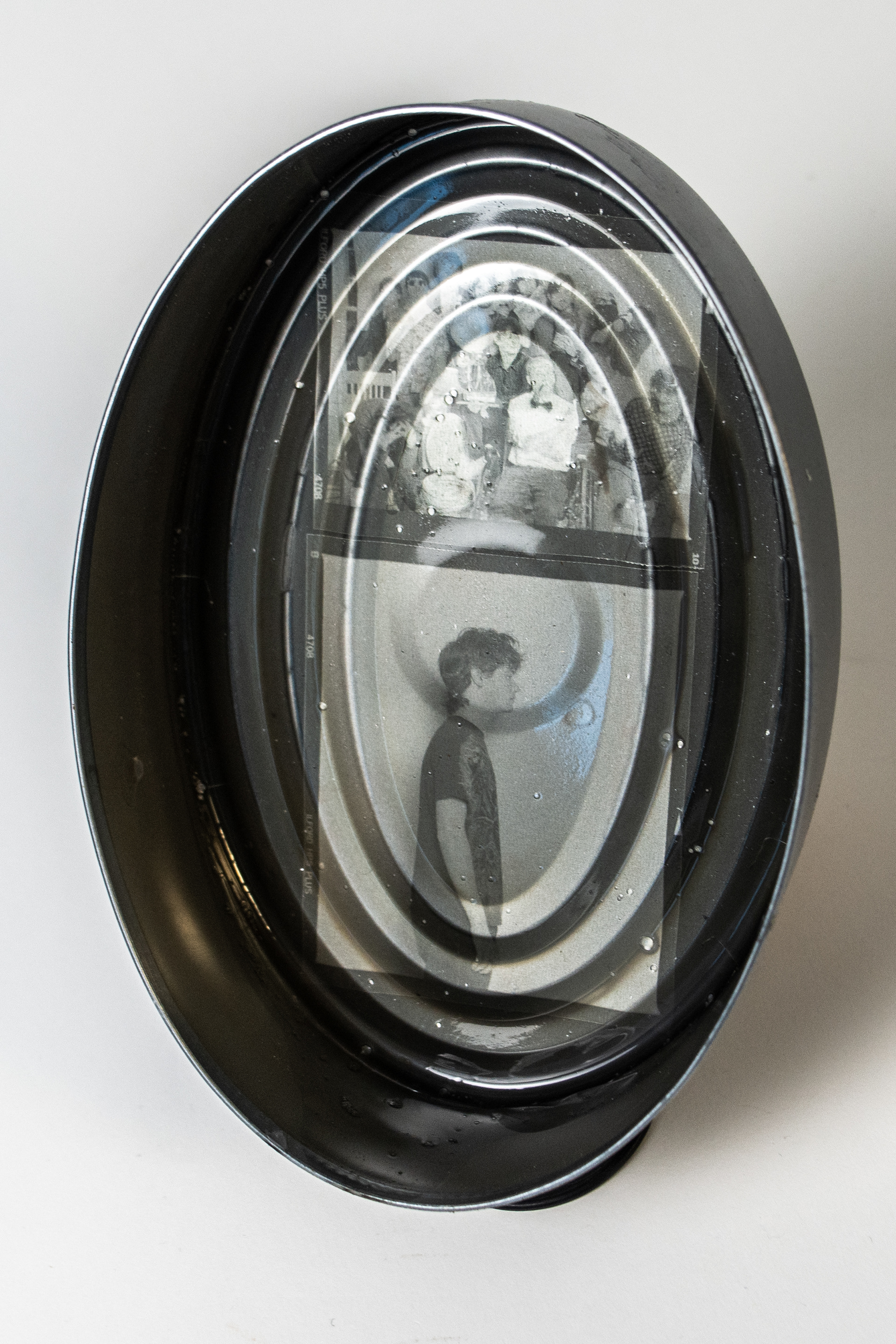 "preservation" 2024 Liquid Light emulsion on Sardine can 6x4x2 in