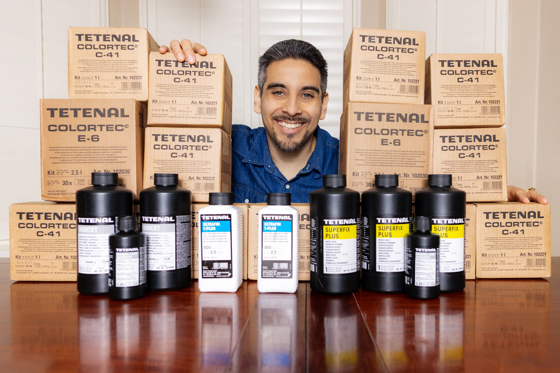 Tetenal colortec c-41, e6 and black and white chemistry