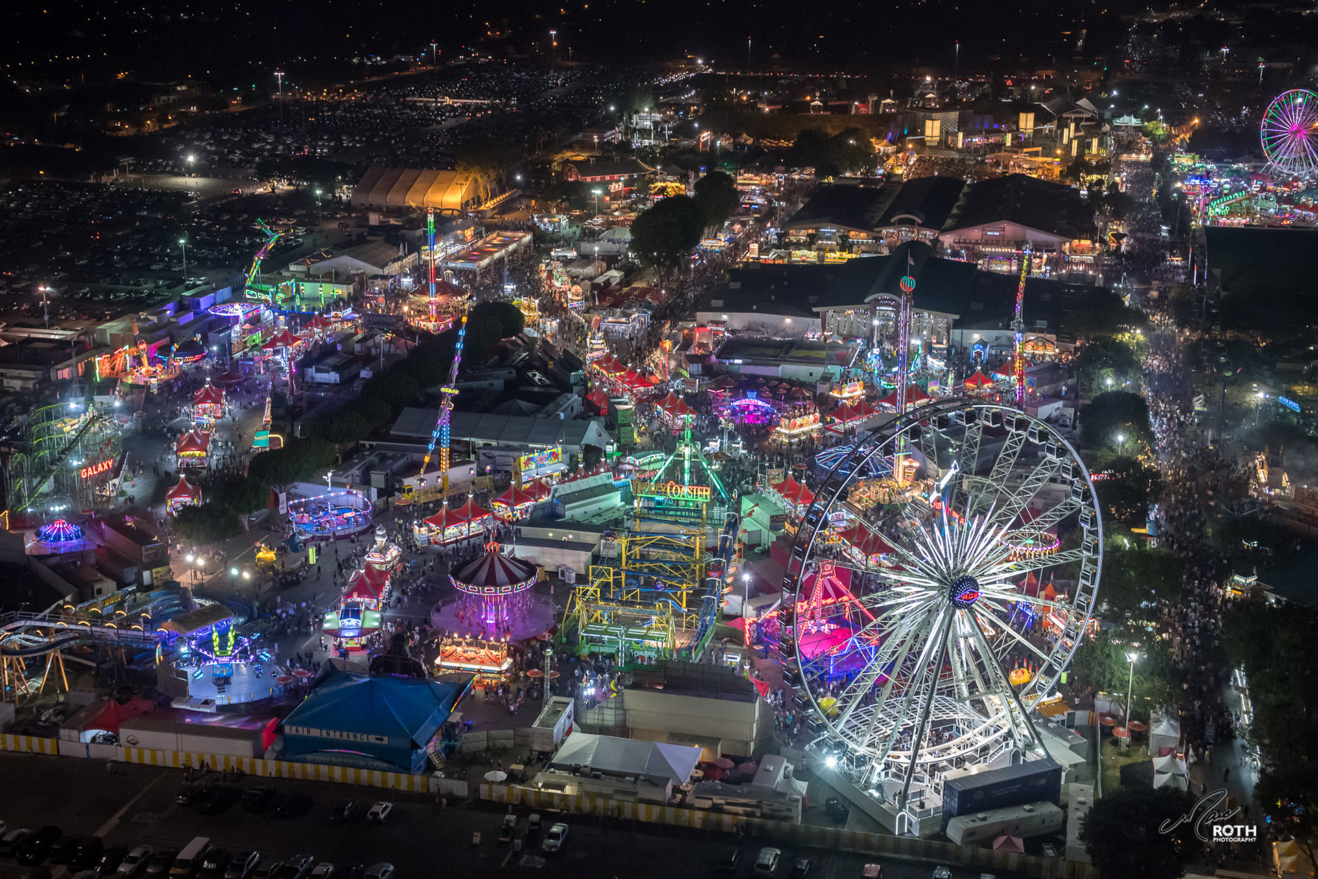 Marc Roth Photography The OC Fair from the Air