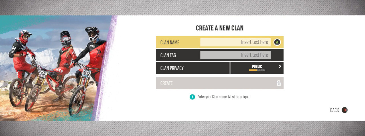 Clan creation Popup - Integration
