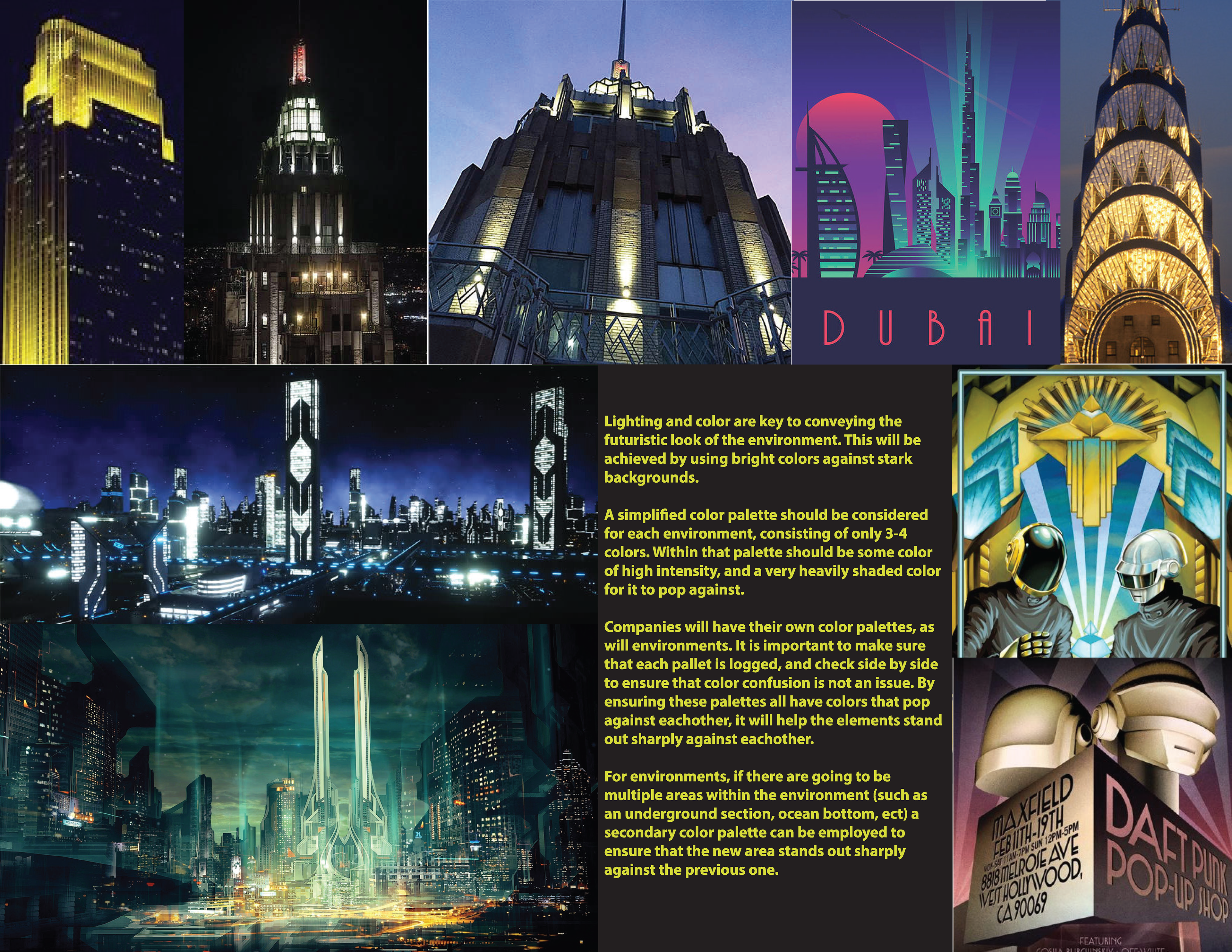 Building lighting references