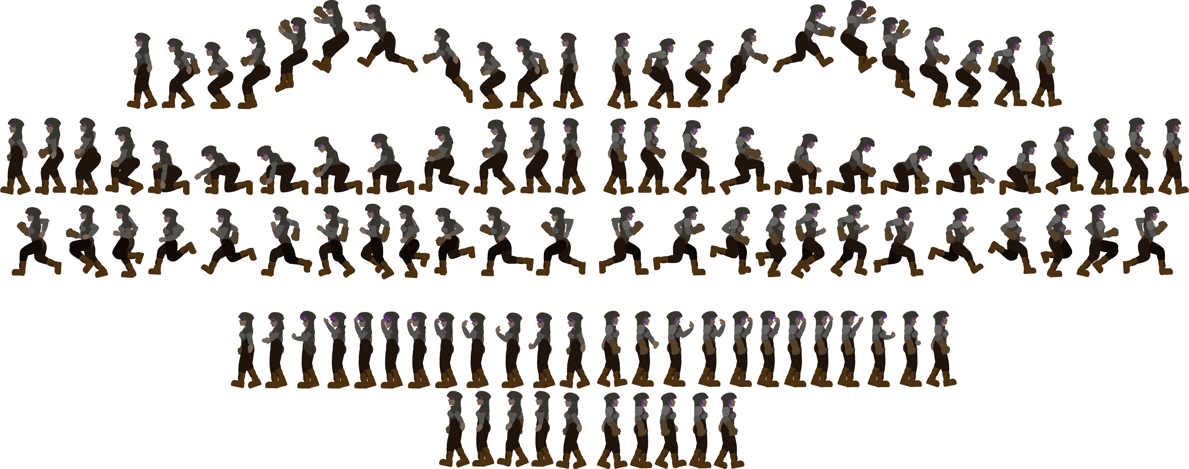 Kree character sprite sheet